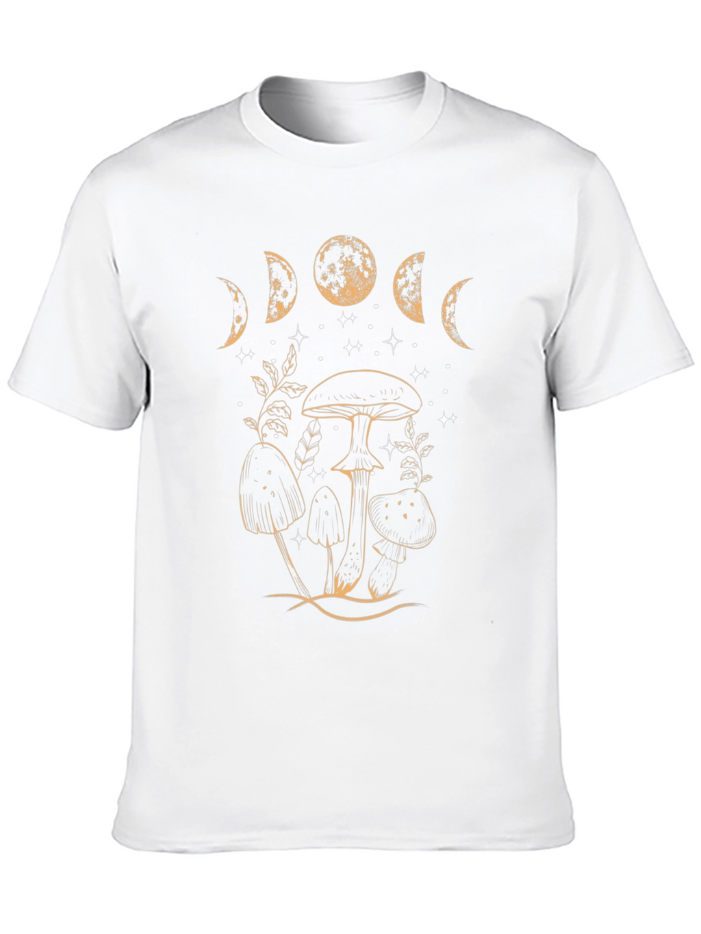Lunar Mushroom Graphic Tee - Unisex Cotton T-Shirt