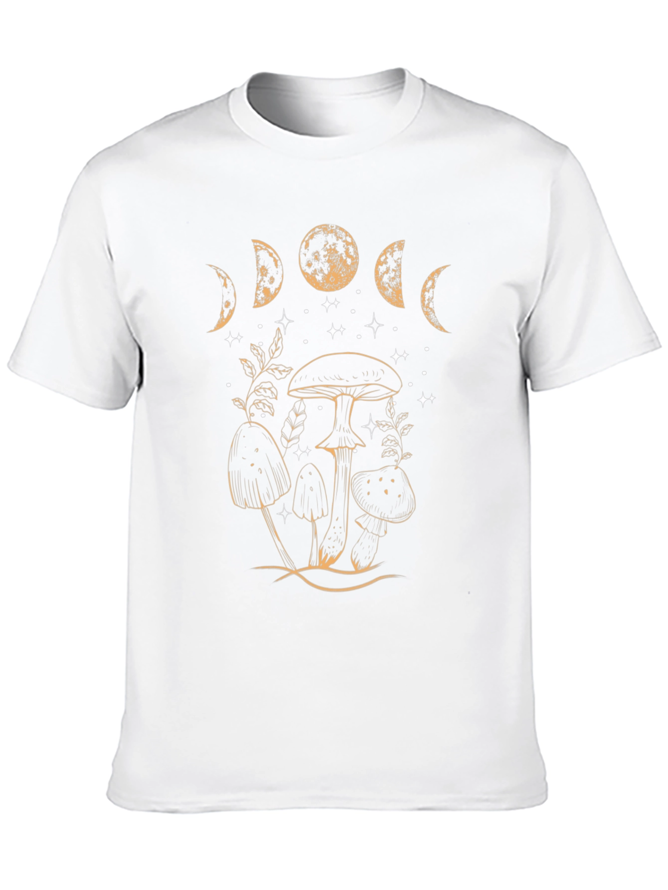 Lunar Mushroom Graphic Tee - Unisex Cotton T-Shirt