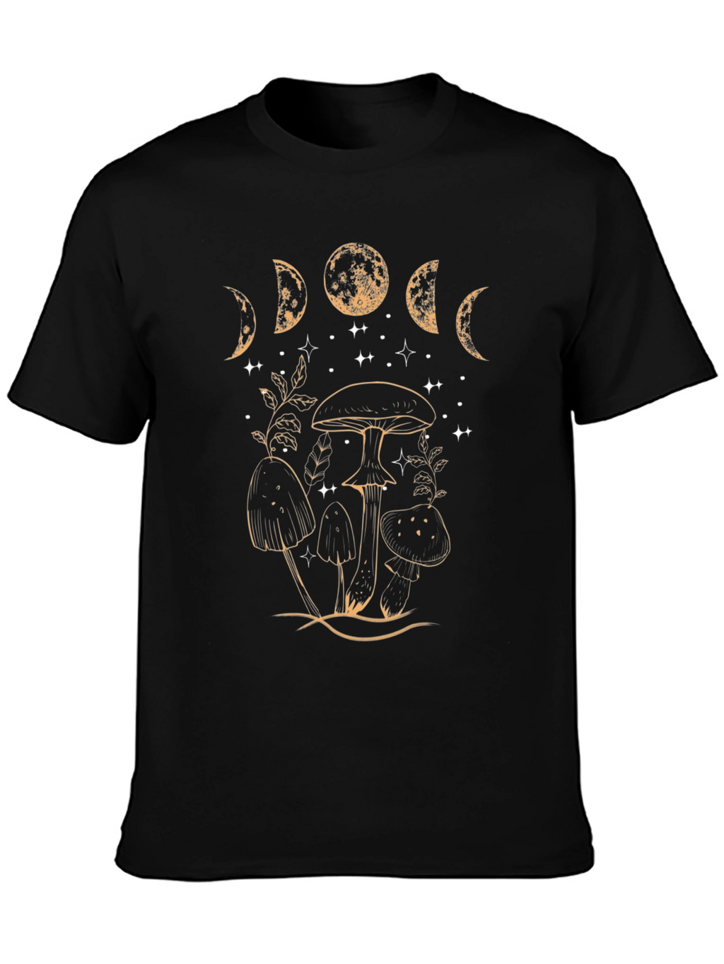 Lunar Mushroom Graphic Tee - Unisex Cotton T-Shirt