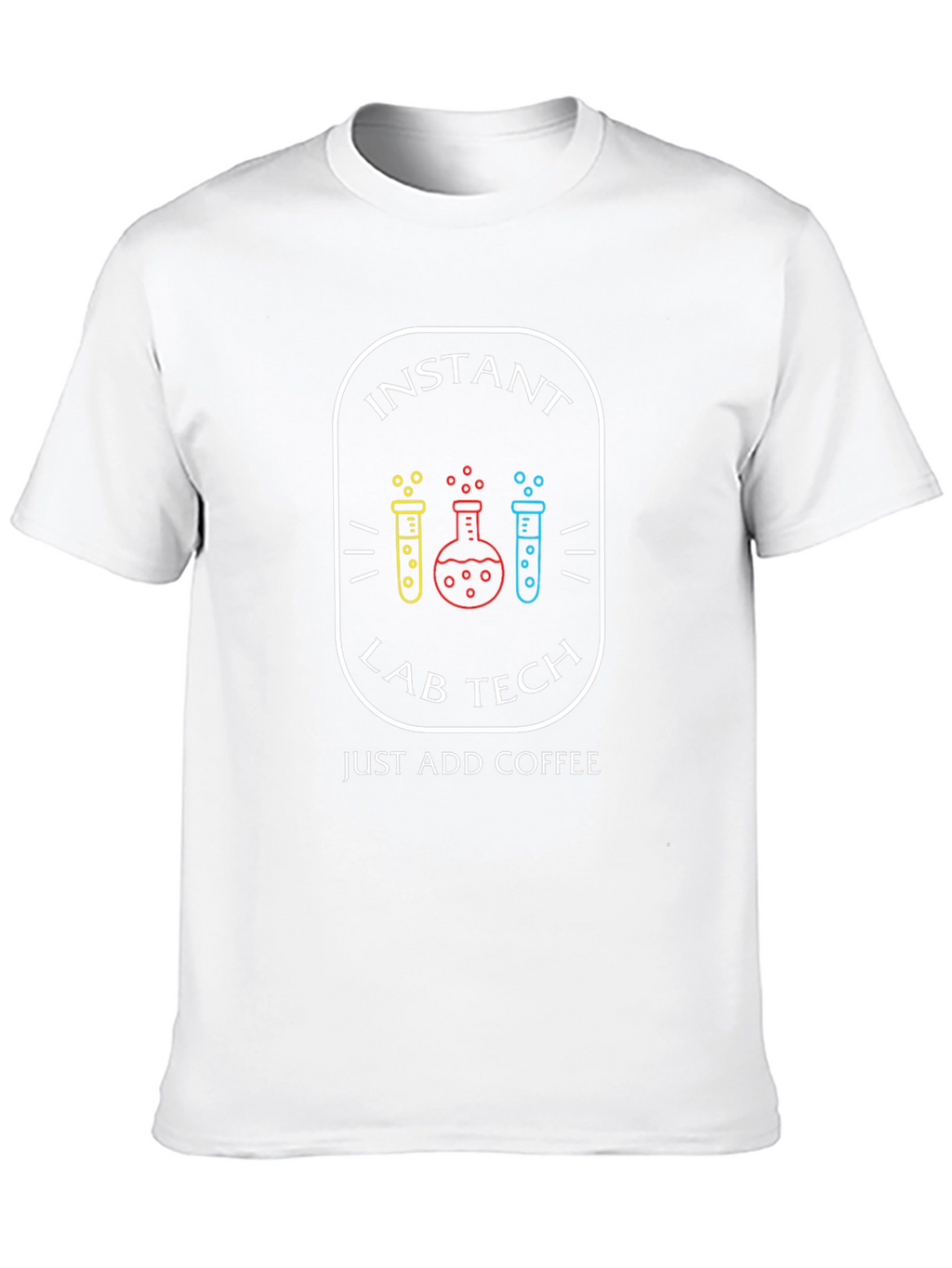 Instant Lab Tech - Just Add Coffee Graphic T-Shirt