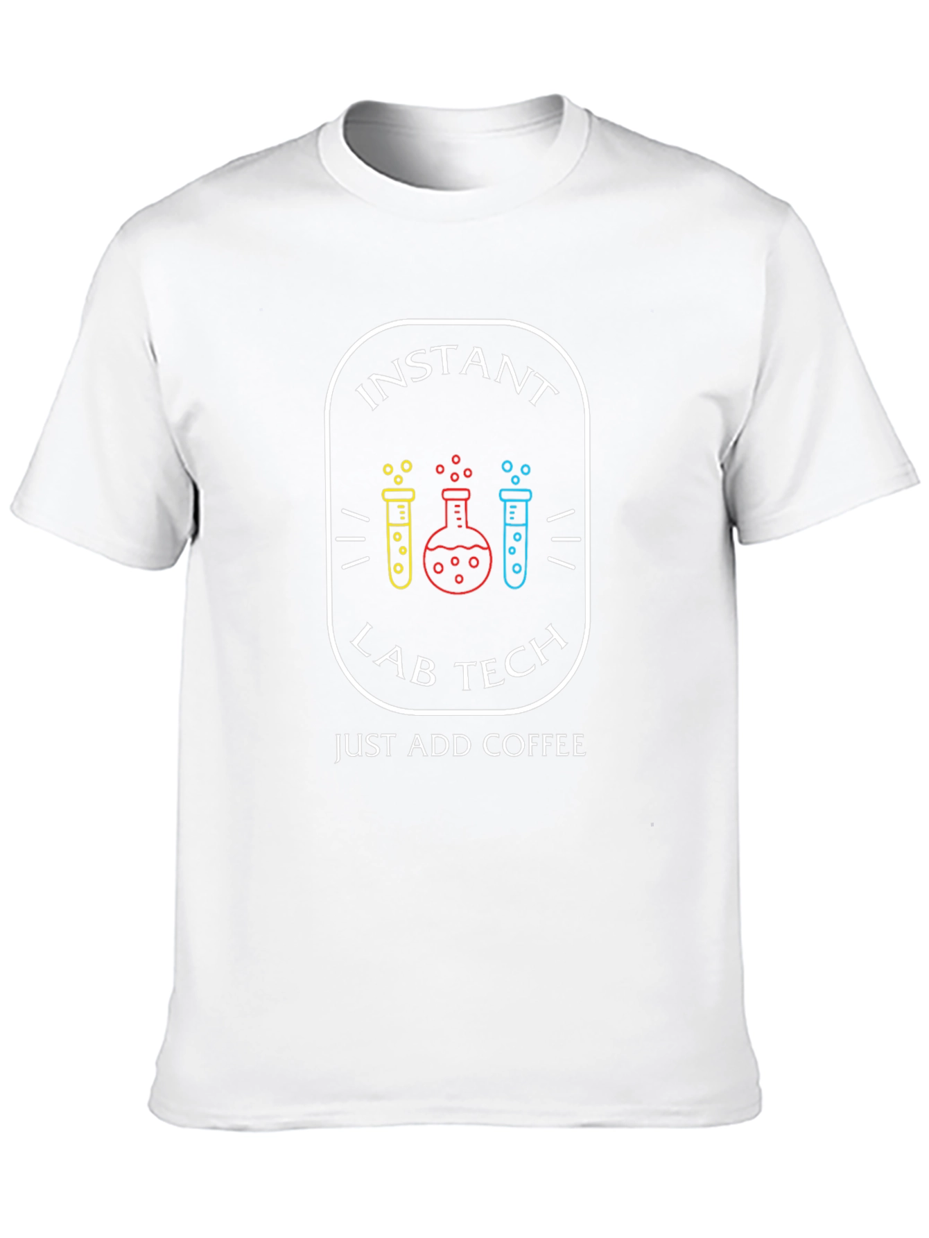 Instant Lab Tech - Just Add Coffee Graphic T-Shirt