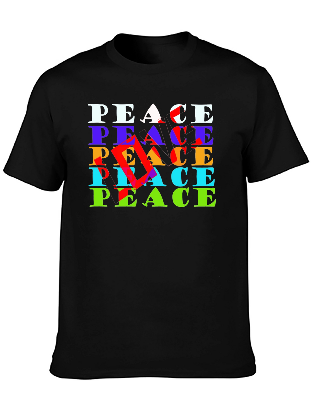 Peace Graphic Tee - Bold Statement Soft Cotton
