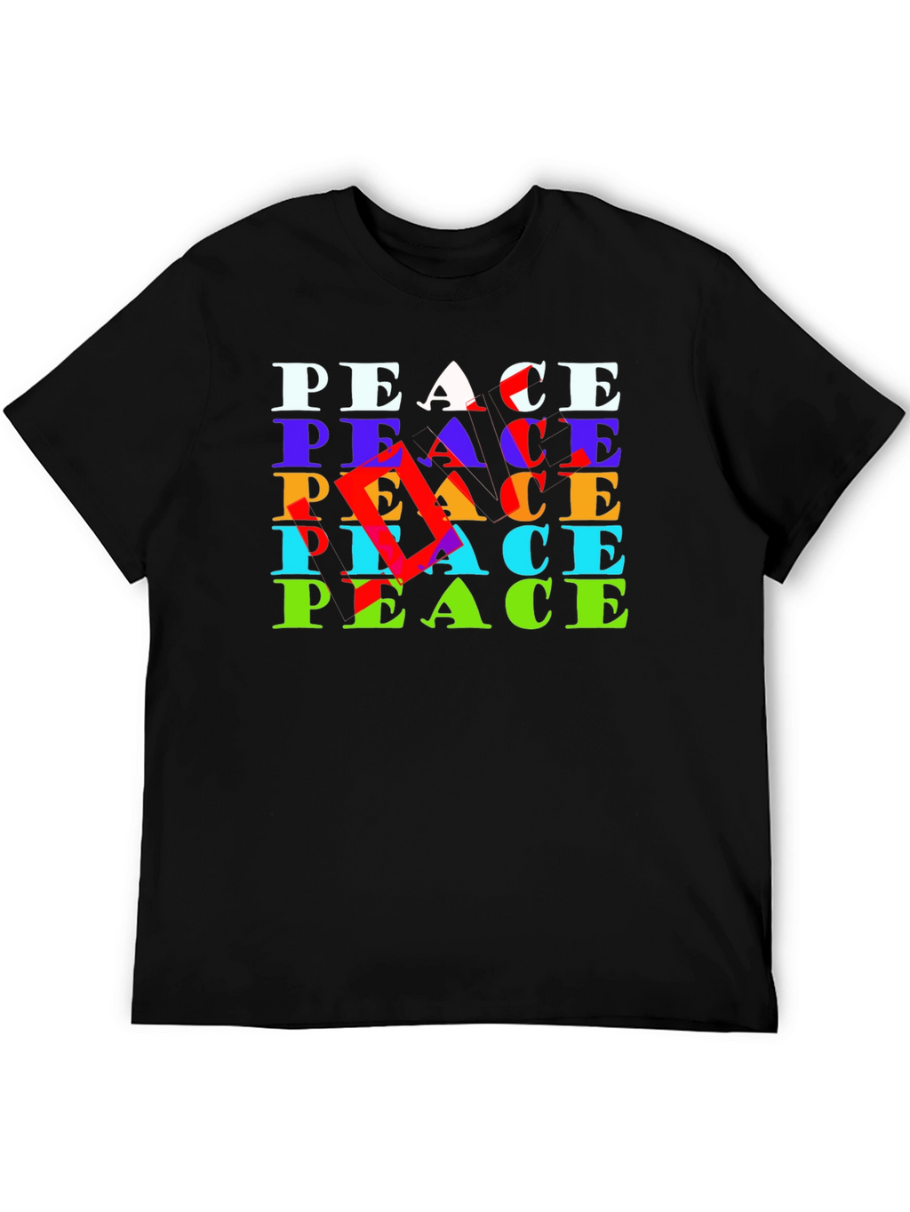 Peace Graphic Tee - Bold Statement Soft Cotton