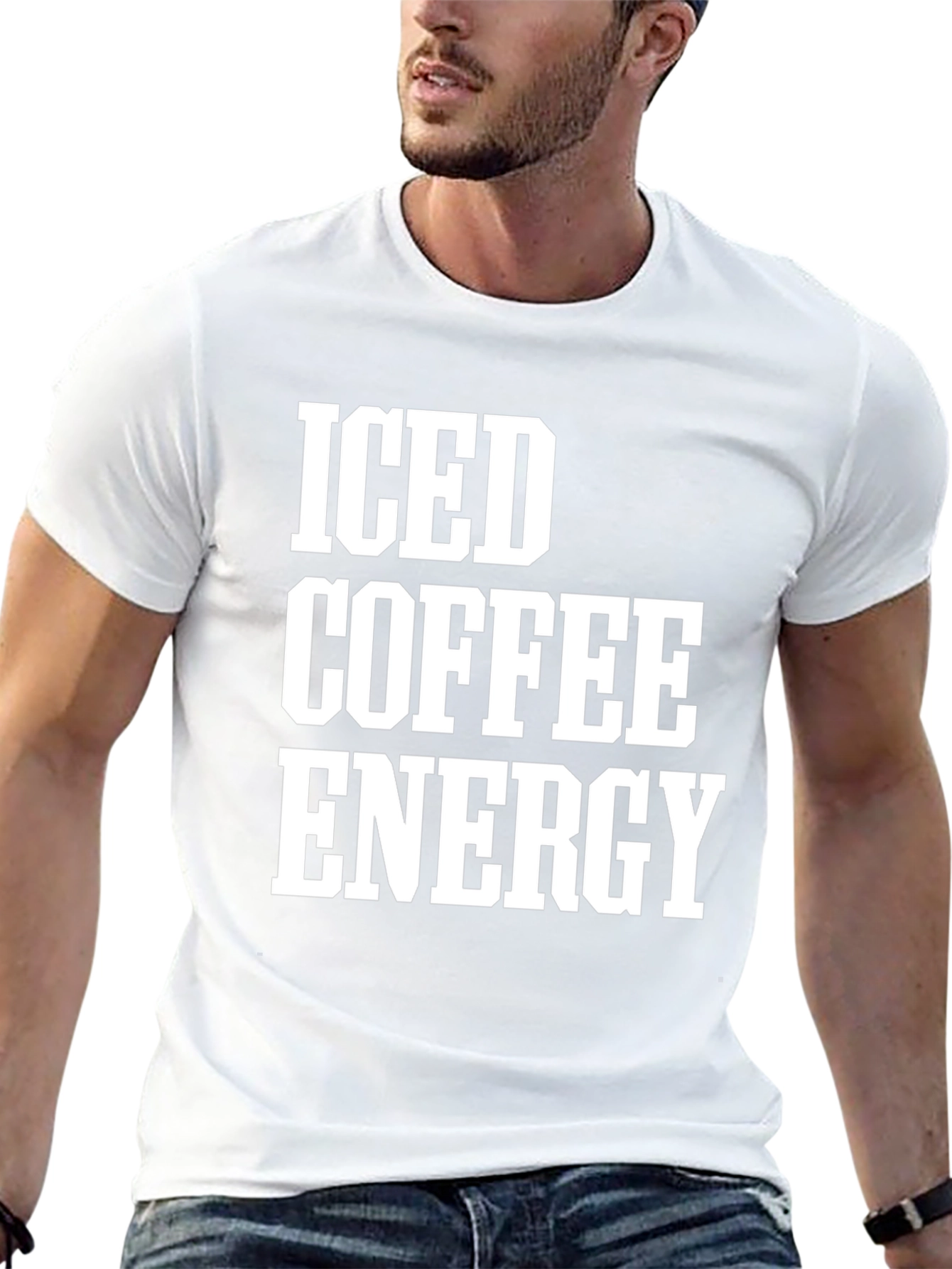 Iced Coffee Energy Graphic T-Shirt