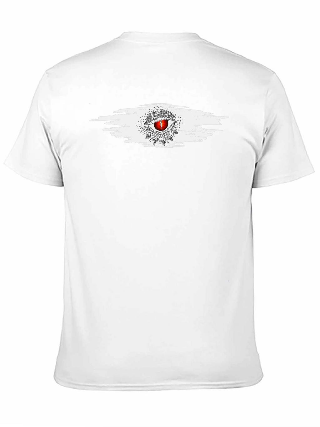 Eye Graphic T-Shirt - Mens Black Crew Neck Tee
