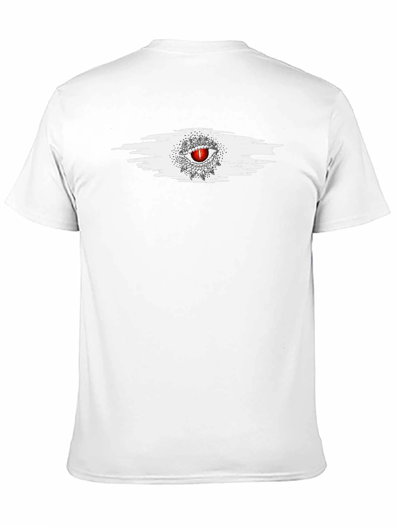 Eye Graphic T-Shirt - Mens Black Crew Neck Tee