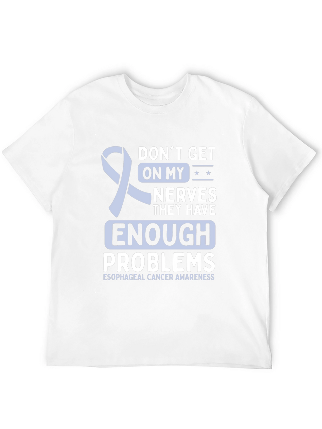 Esophageal Cancer Awareness Ribbon T-Shirt