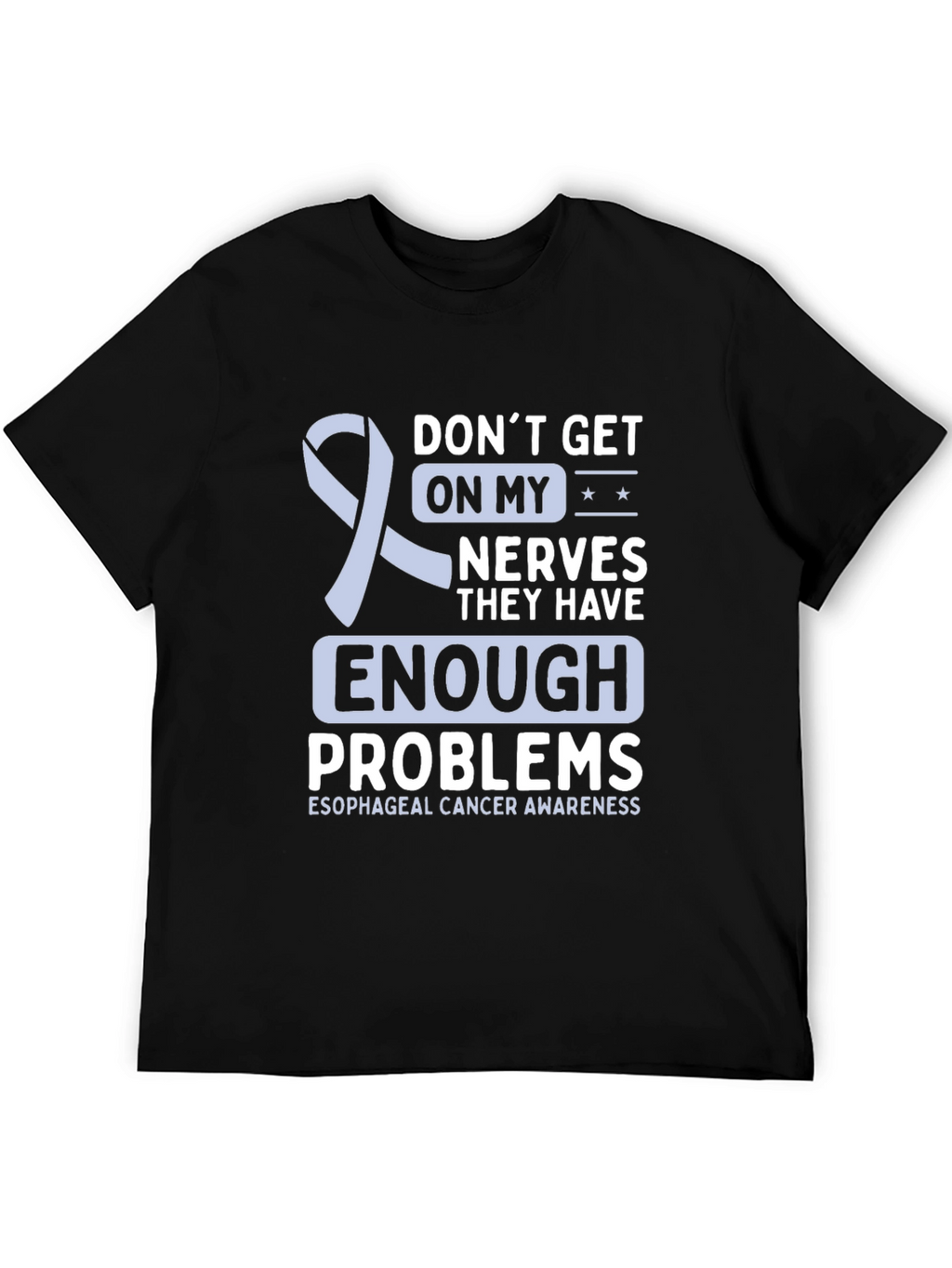 Esophageal Cancer Awareness Ribbon T-Shirt