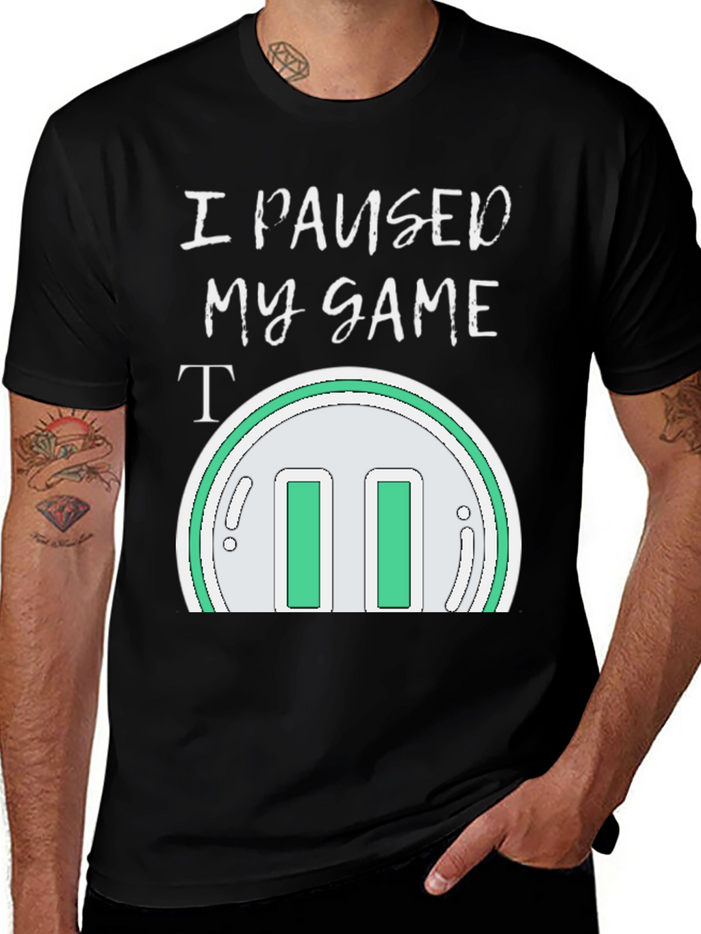 I Paused My Game T-Shirt - Gamer Apparel