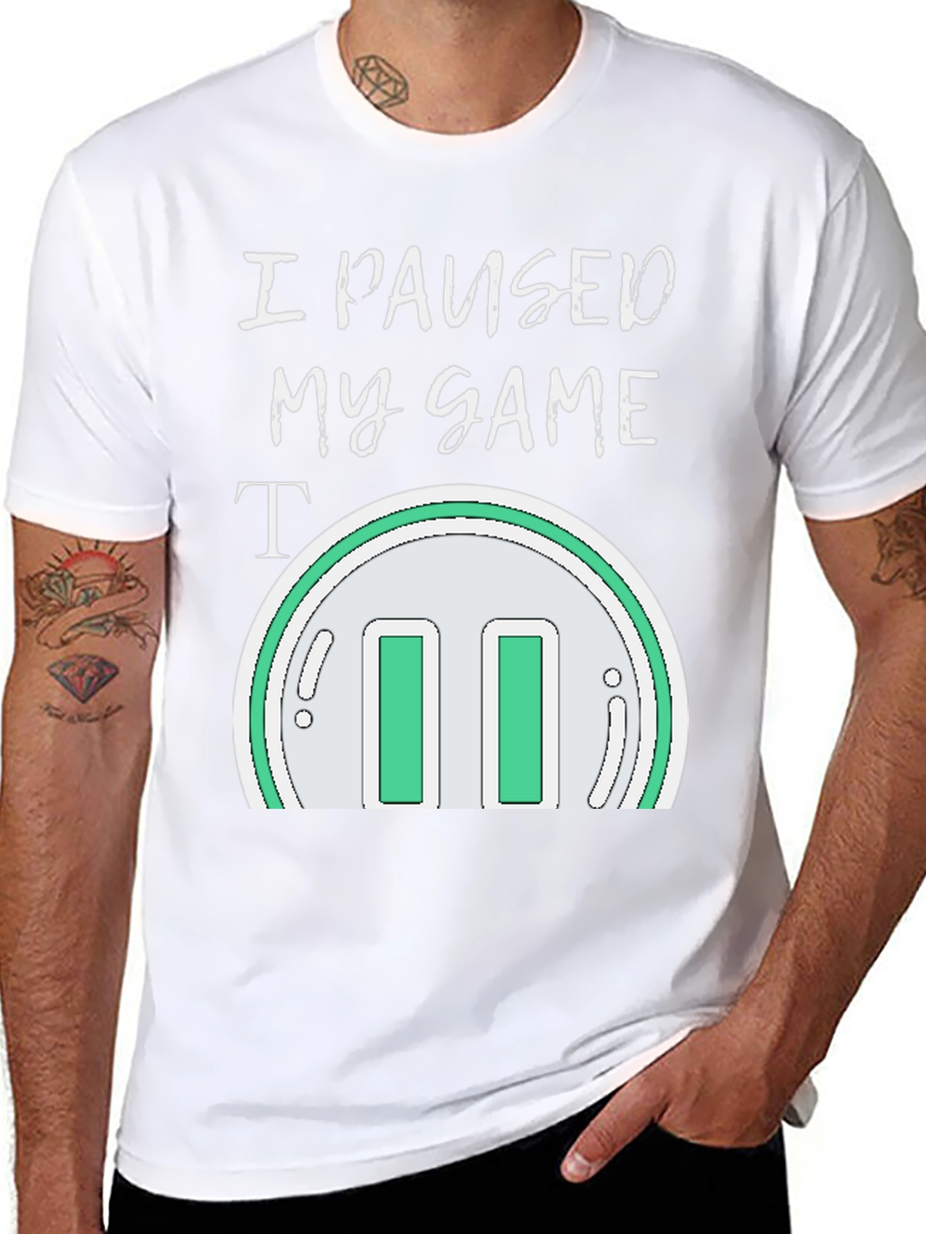 I Paused My Game T-Shirt - Gamer Apparel