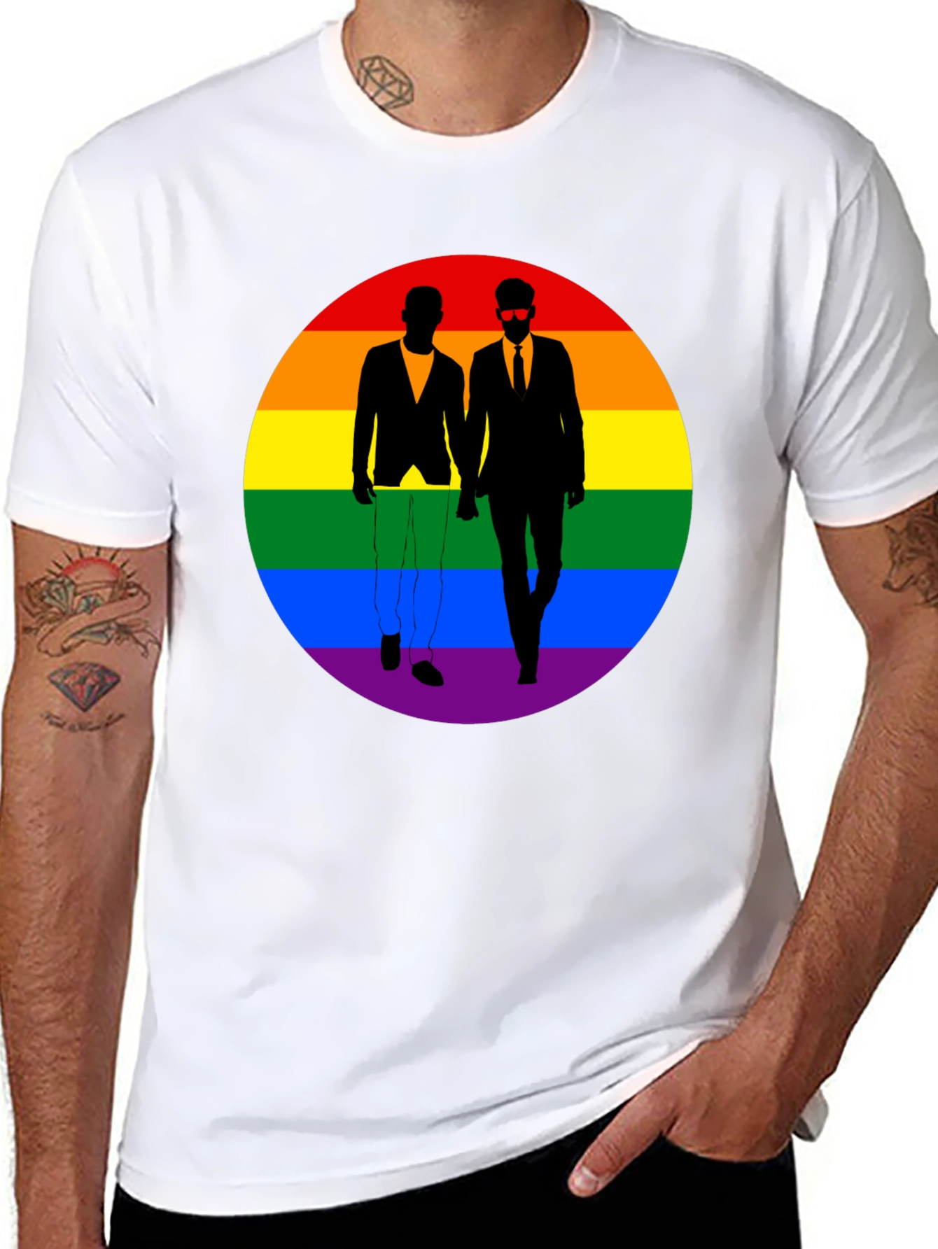 Pride Rainbow Suit T-Shirt