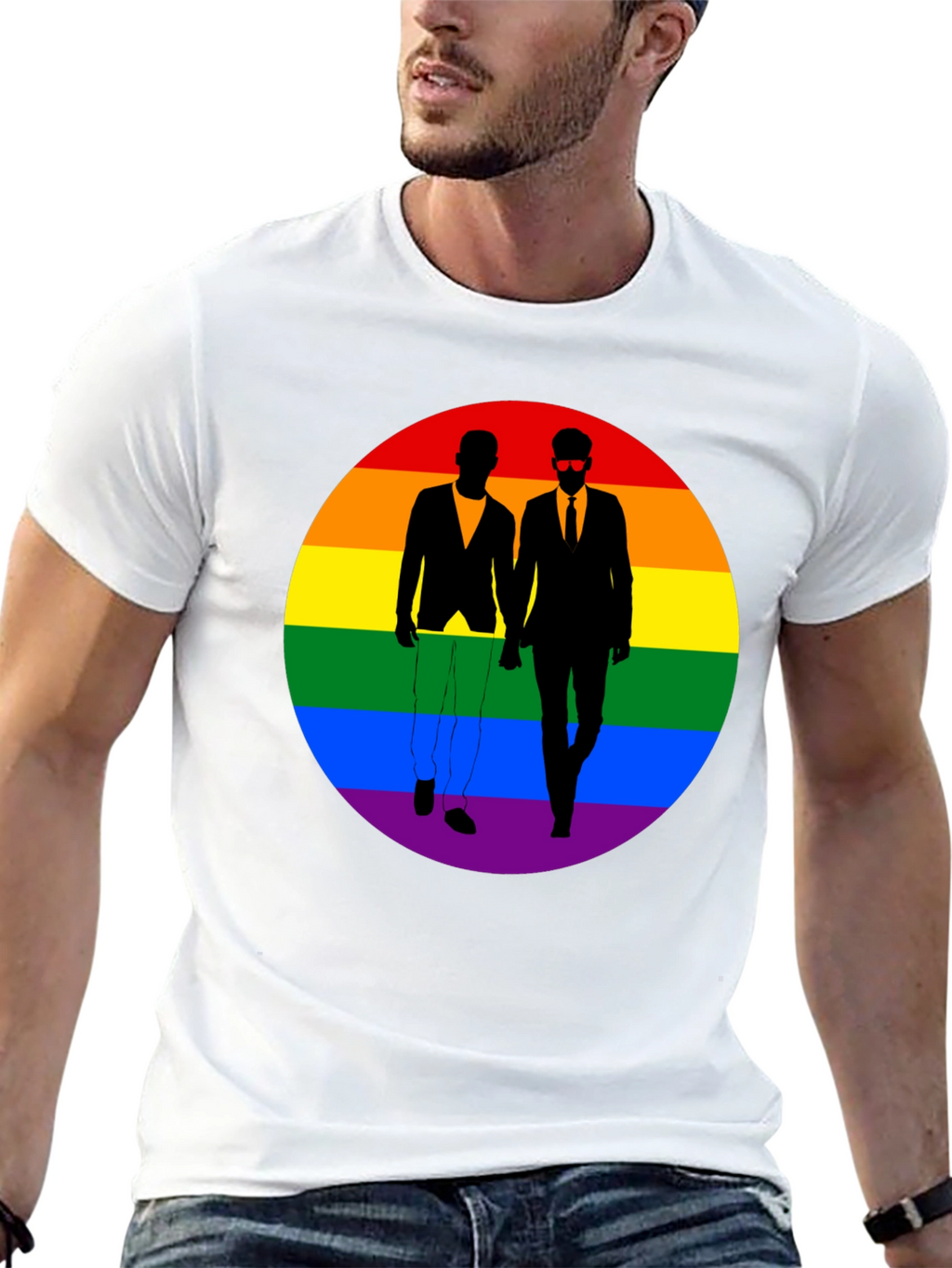 Pride Rainbow Suit T-Shirt