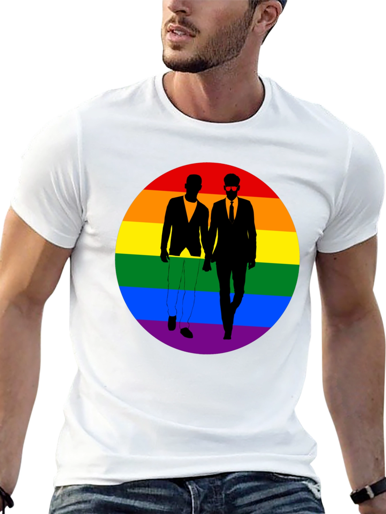 Pride Rainbow Suit T-Shirt