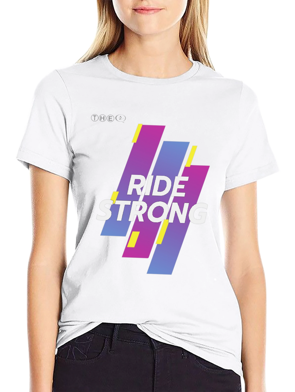 Ride Strong Graphic Tee - Black Cotton Blend