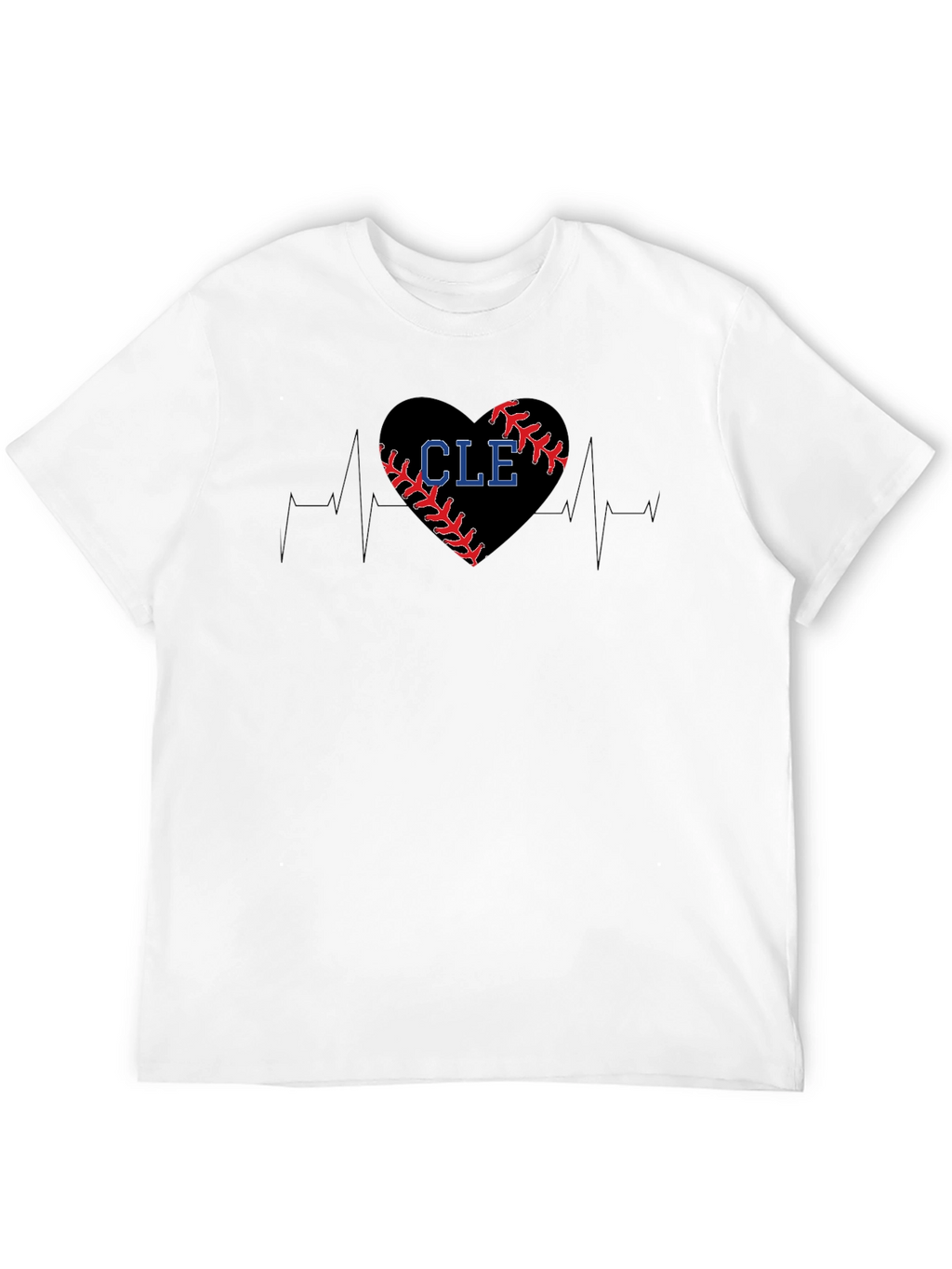 CLE Baseball Heartbeat T-Shirt