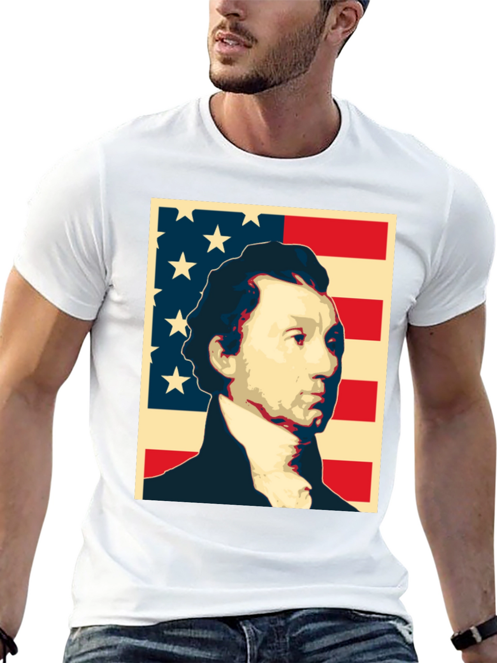 Patriotic Graphic T-Shirt - American History Design