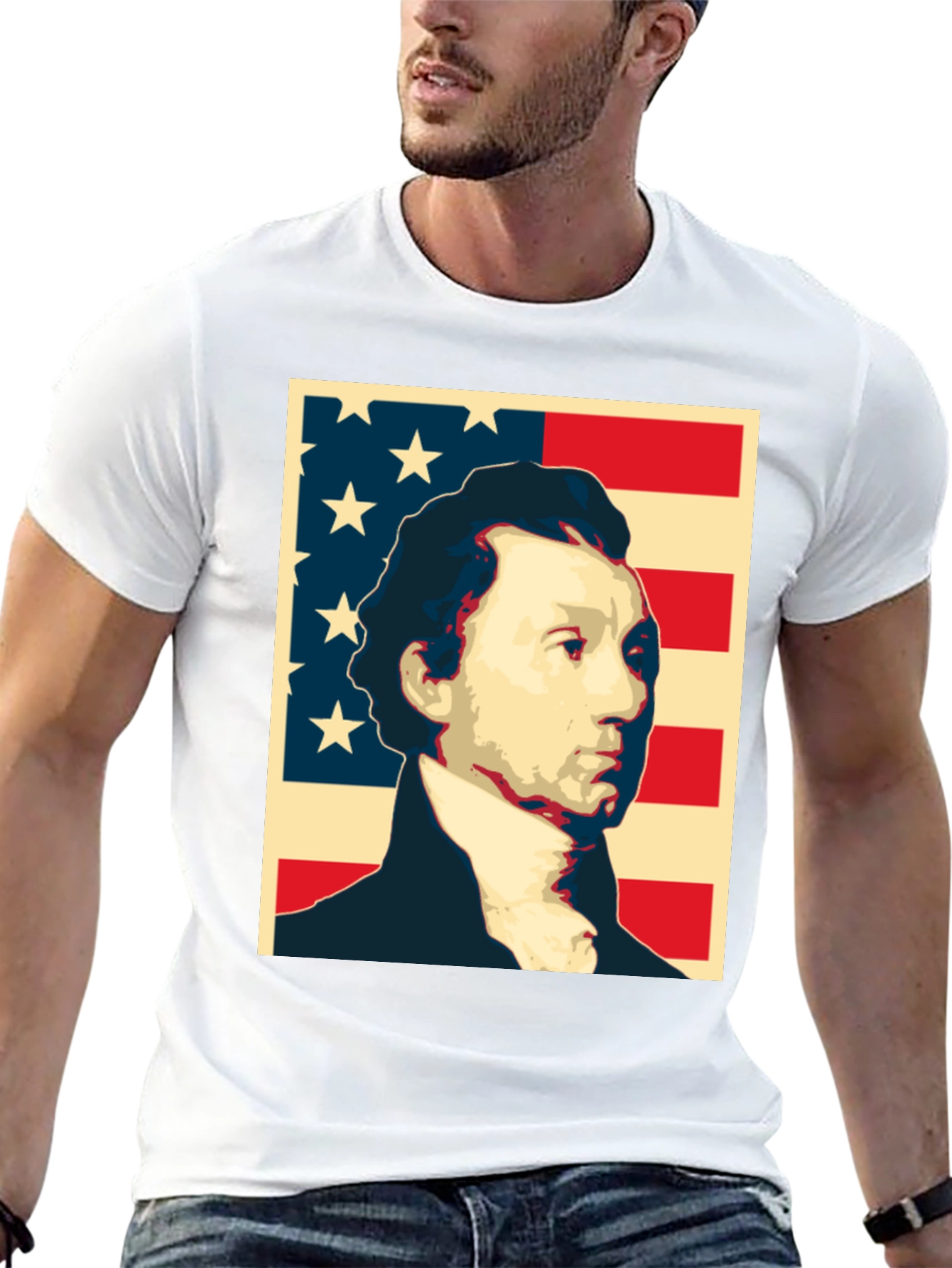 Patriotic Graphic T-Shirt - American History Design
