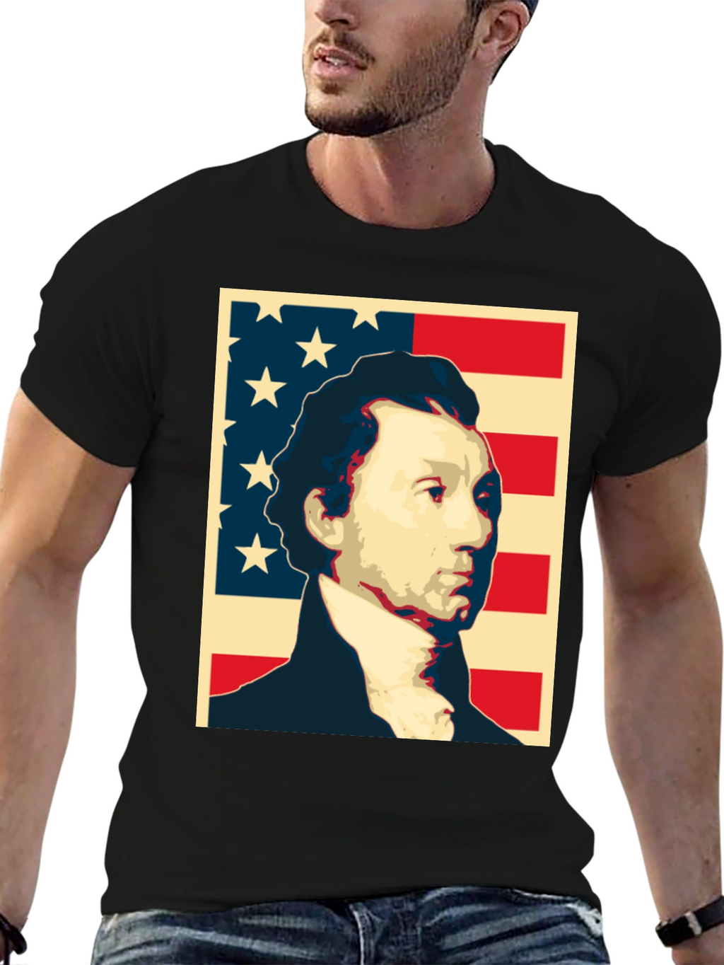 Patriotic Graphic T-Shirt - American History Design