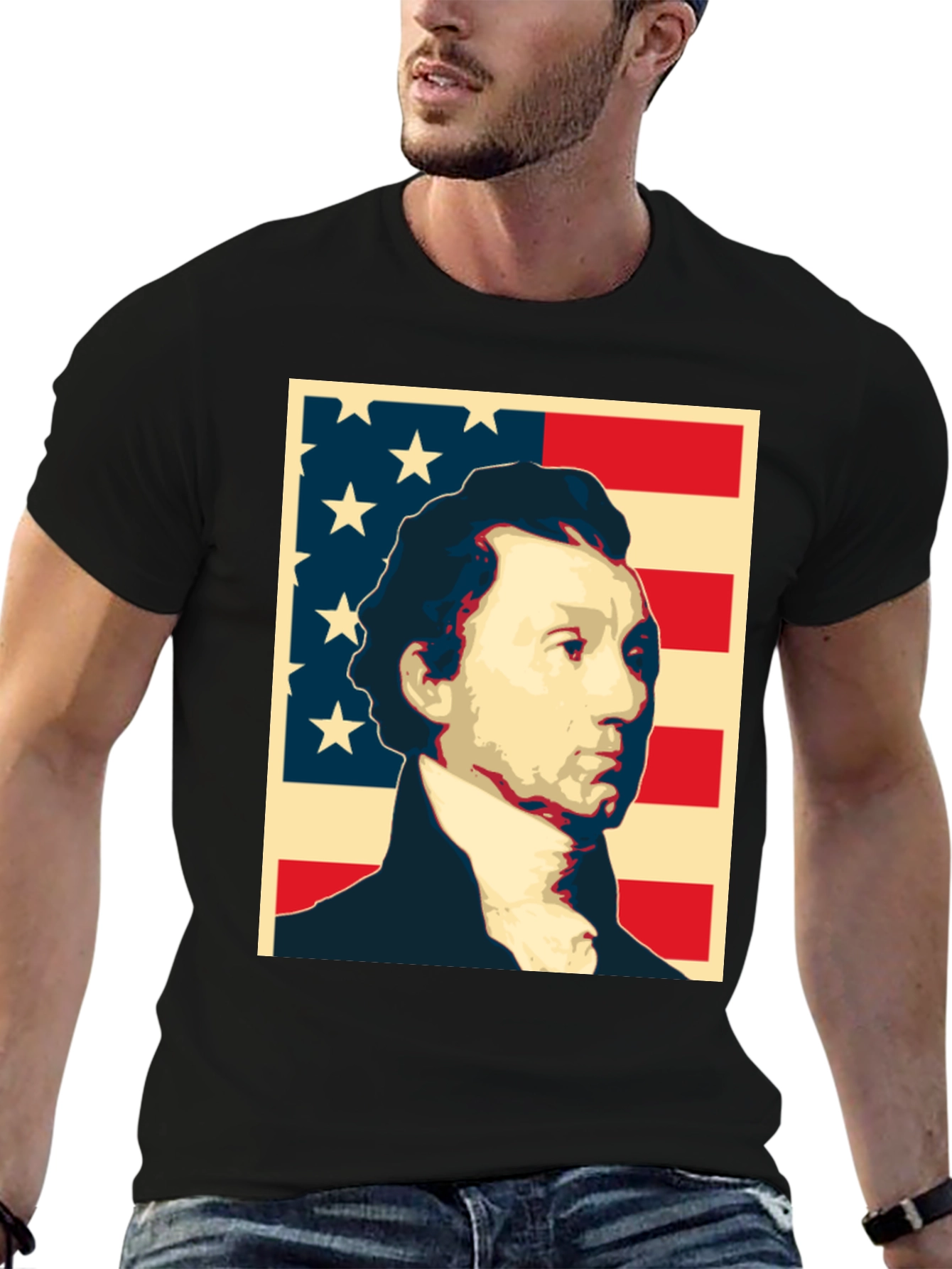 Patriotic Graphic T-Shirt - American History Design