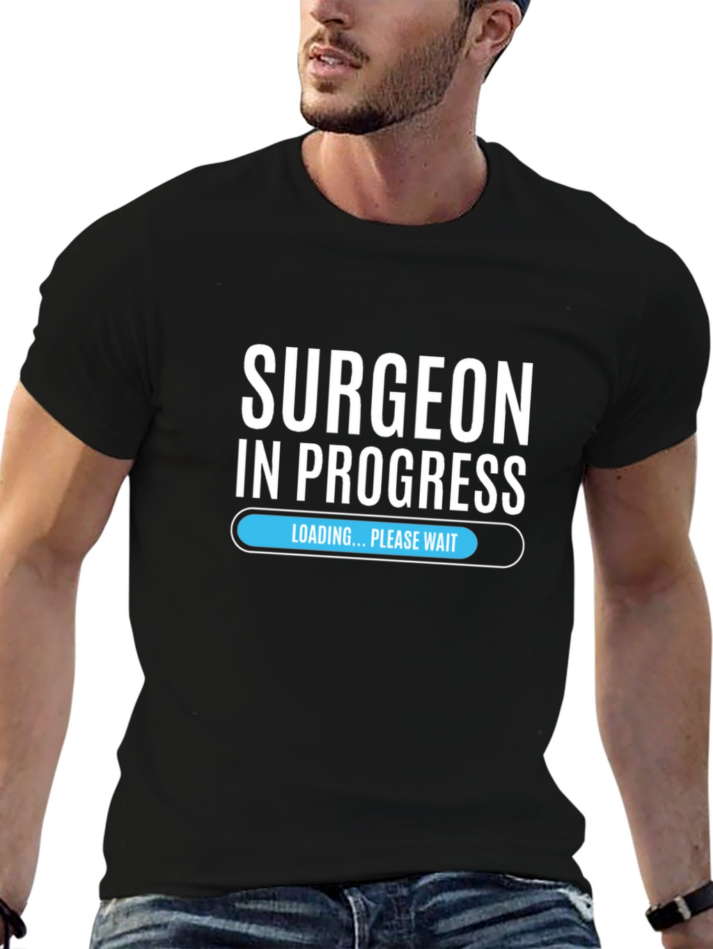 Surgeon in Progress Black T-Shirt