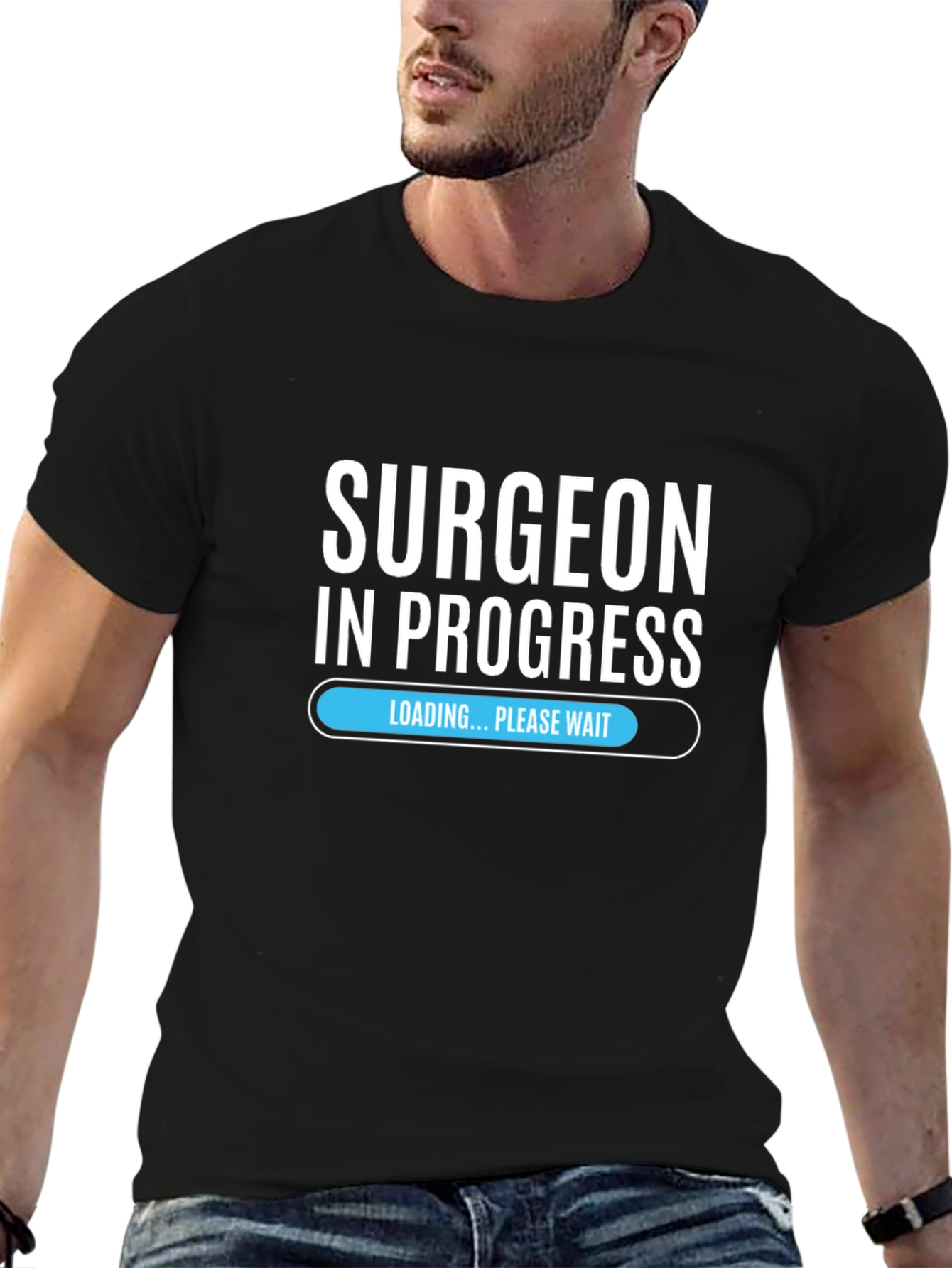 Surgeon in Progress Black T-Shirt