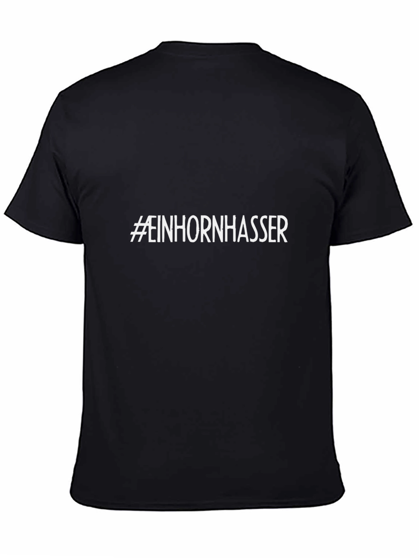 Einhornhasser Black T-Shirt - Unisex