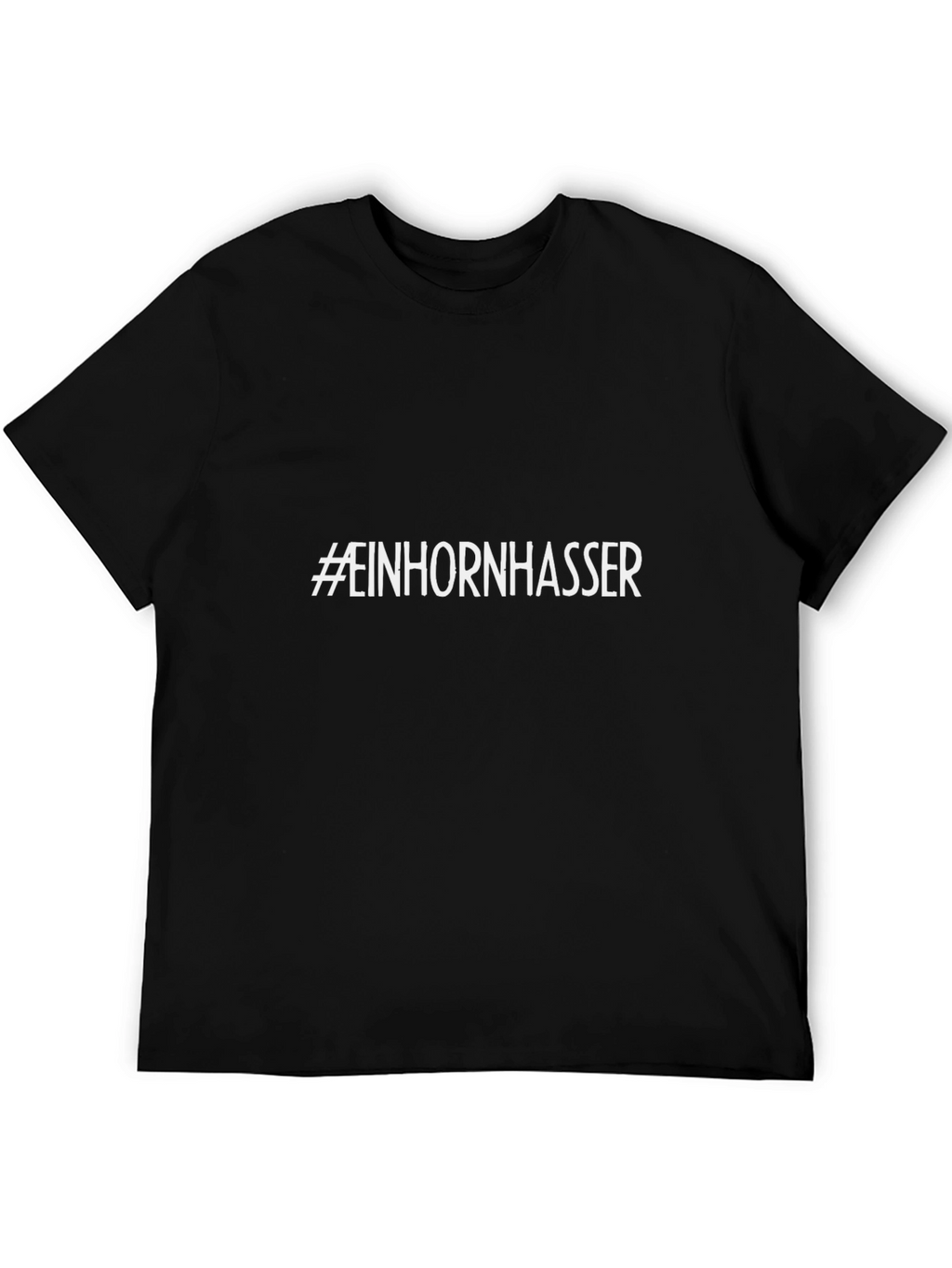 Einhornhasser Black T-Shirt - Unisex