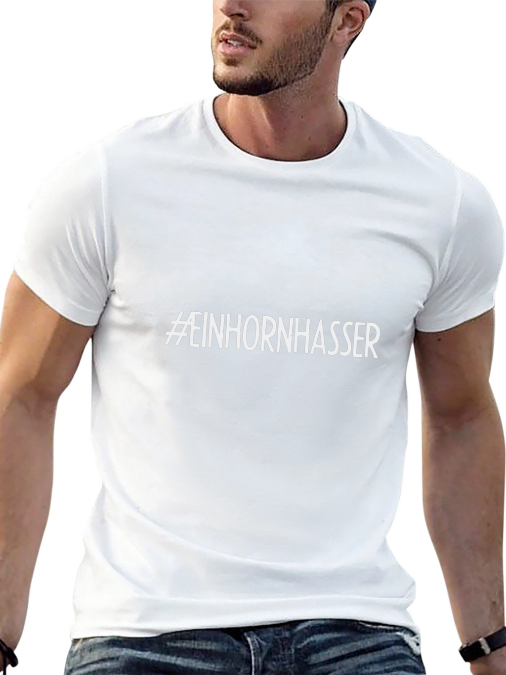 Einhornhasser Black T-Shirt - Unisex