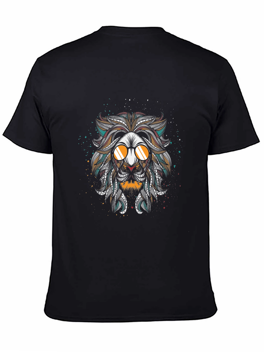 Cool Lion Graphic Black T-Shirt