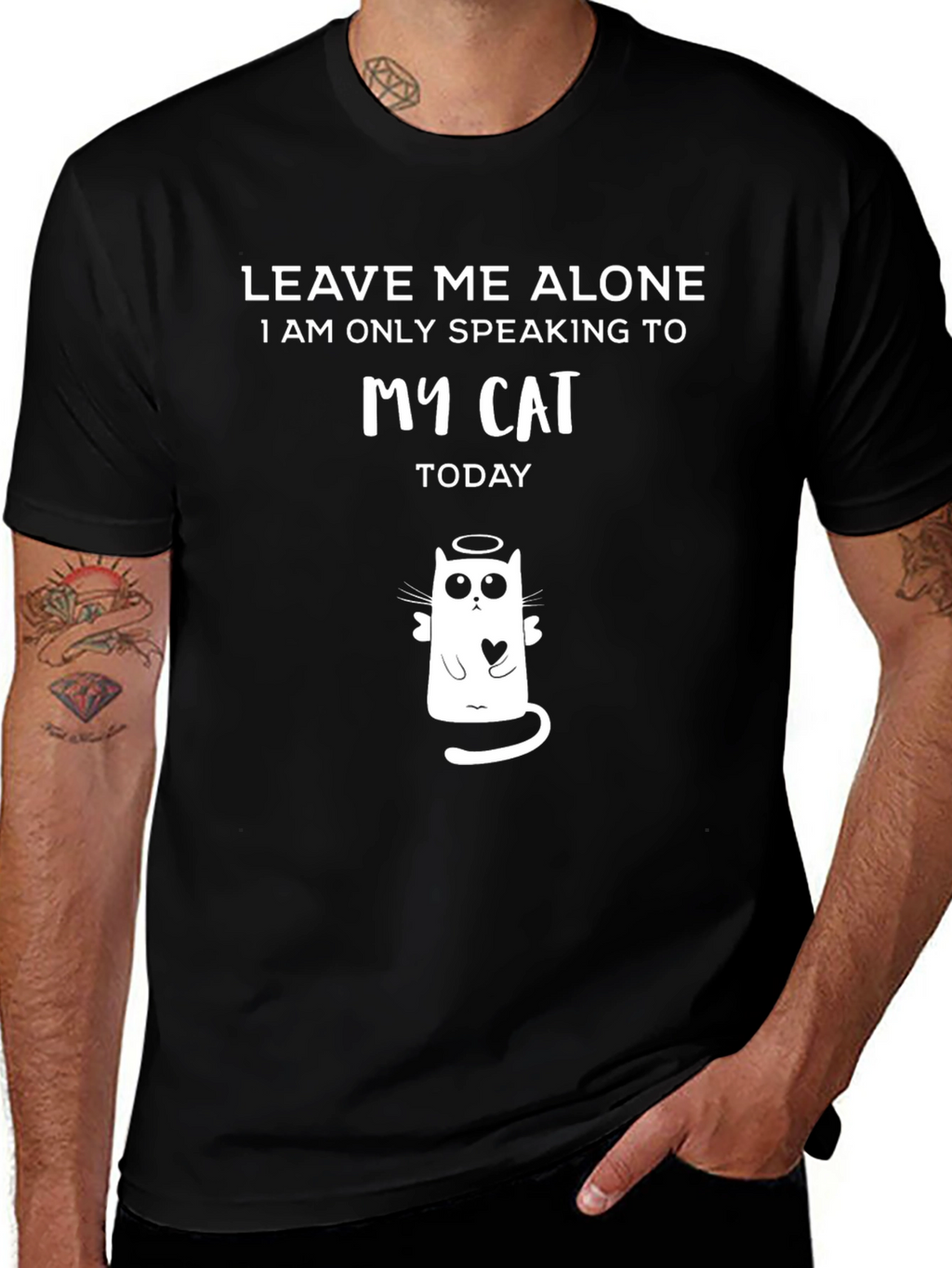 Leave Me Alone My Cat T-Shirt