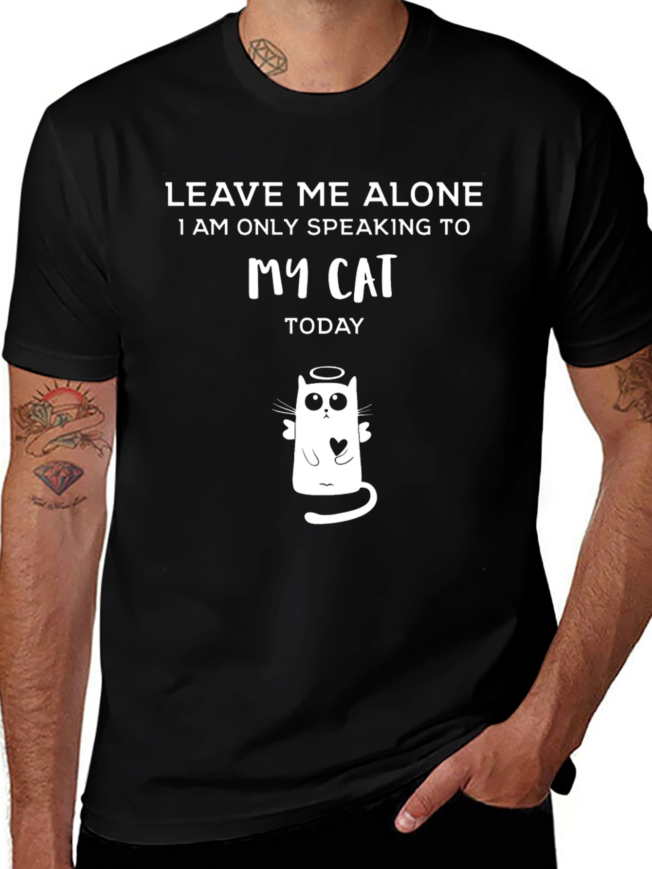 Leave Me Alone My Cat T-Shirt