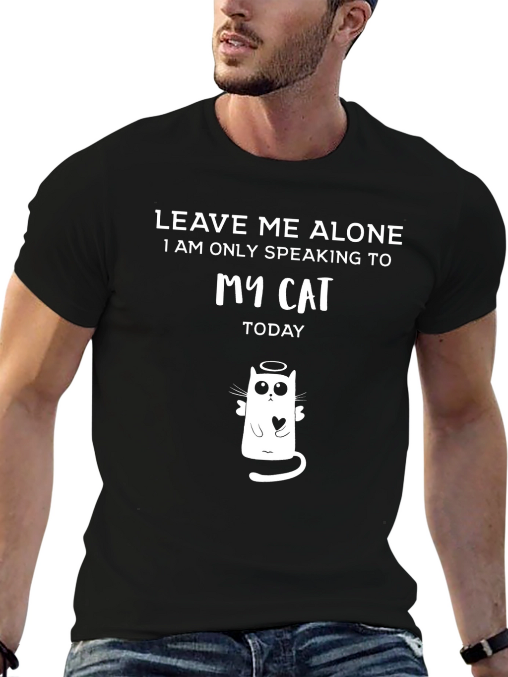 Leave Me Alone My Cat T-Shirt