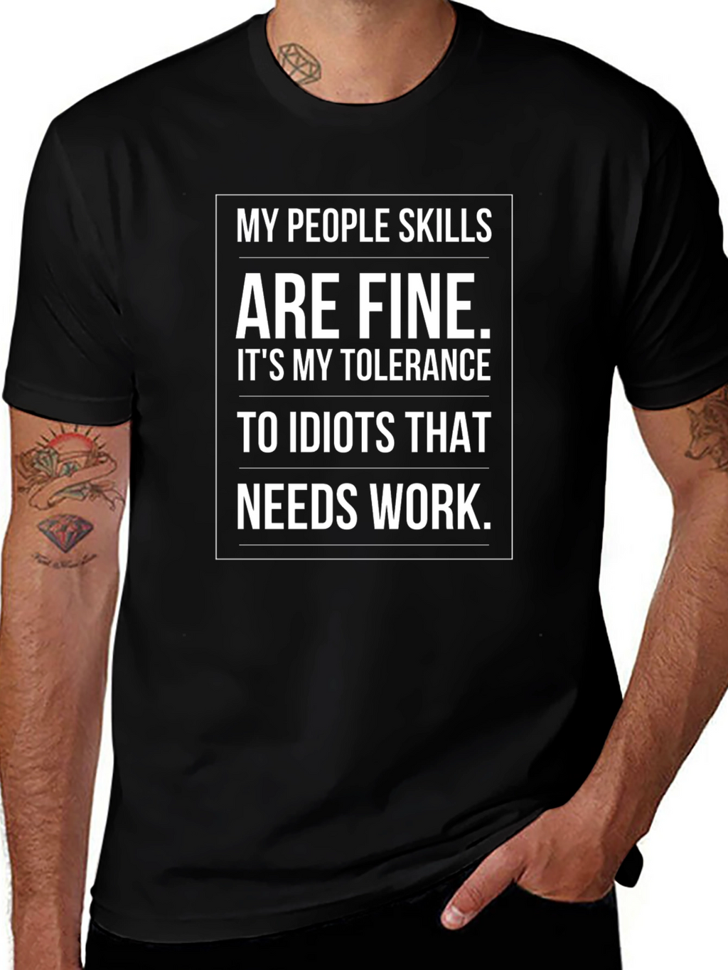 Funny Tolerance Graphic T-Shirt