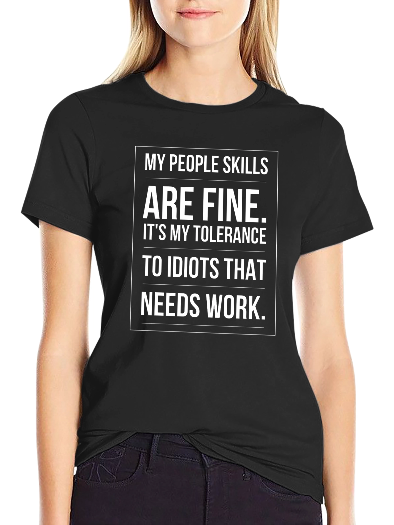 Funny Tolerance Graphic T-Shirt