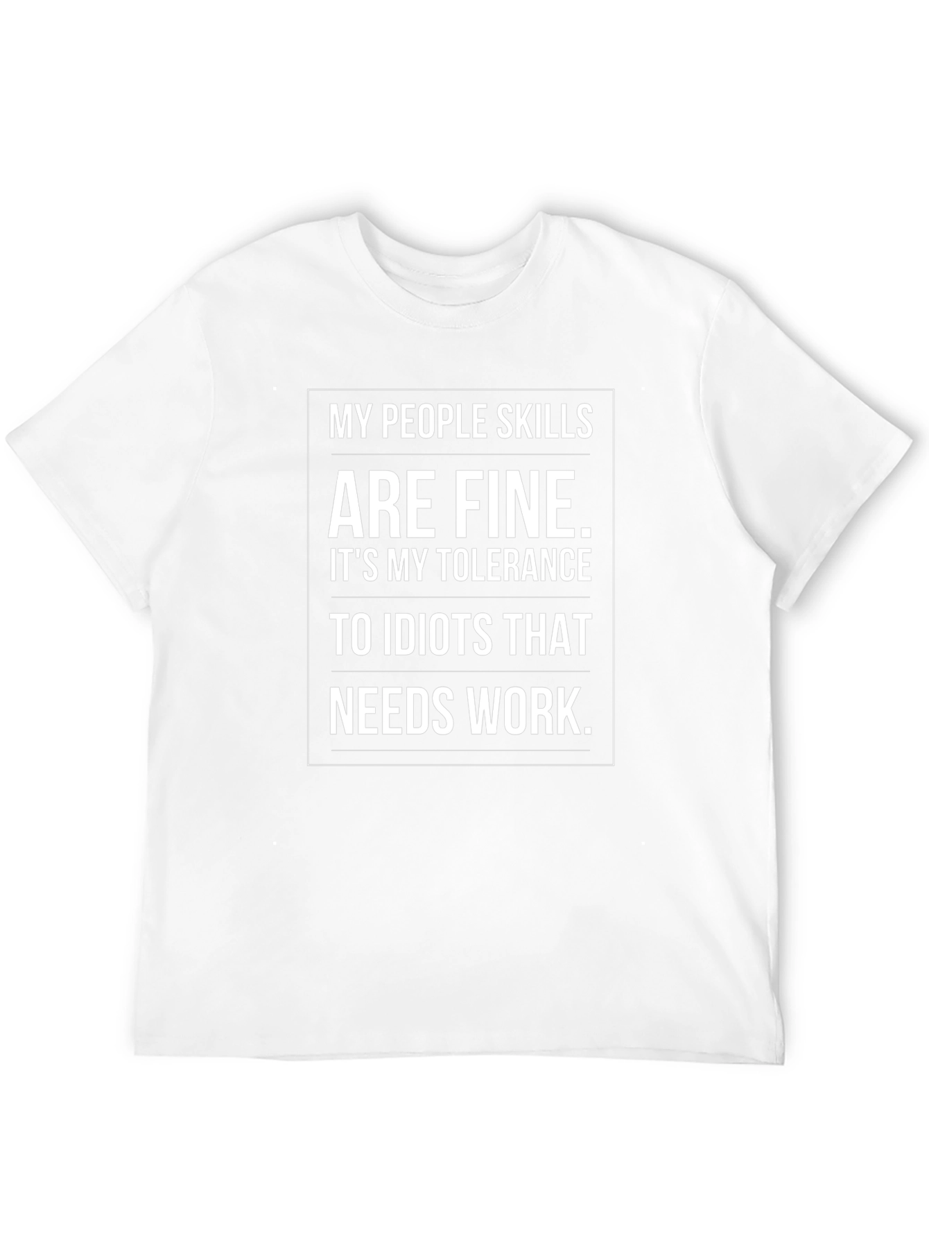 Funny Tolerance Graphic T-Shirt