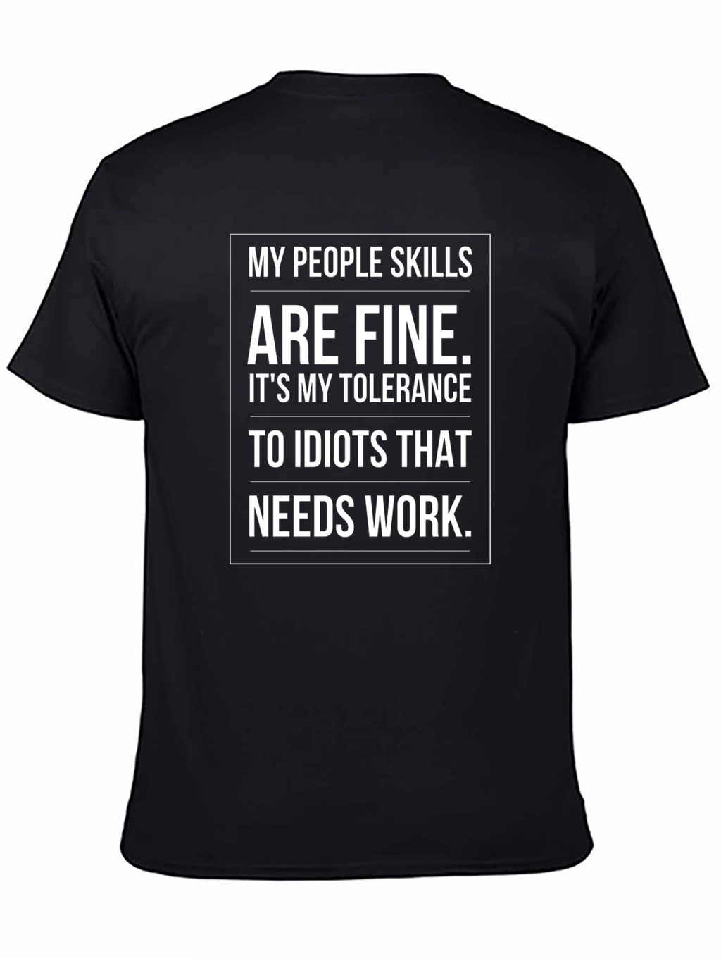 Funny Tolerance Graphic T-Shirt