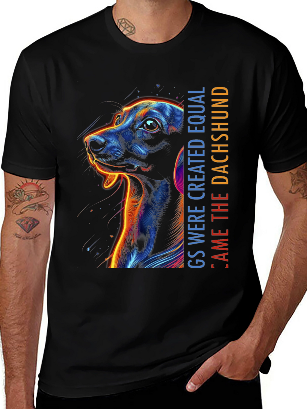 Dachshund Lover T-Shirt - All Dogs Created Equal