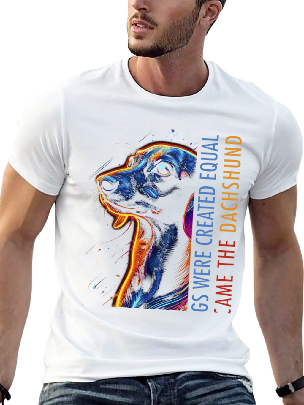 Dachshund Lover T-Shirt - All Dogs Created Equal