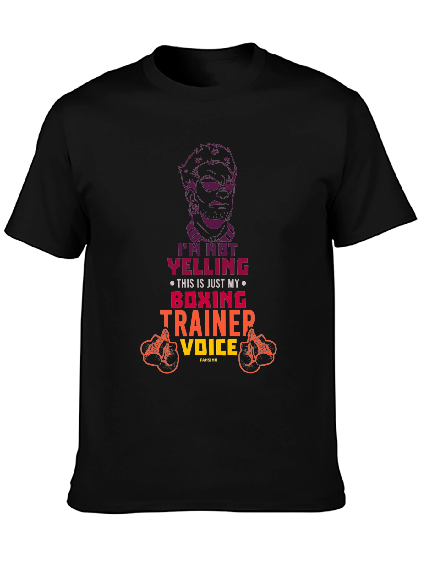 Boxing Trainer Voice T-Shirt - Funny Gym Workout Tee