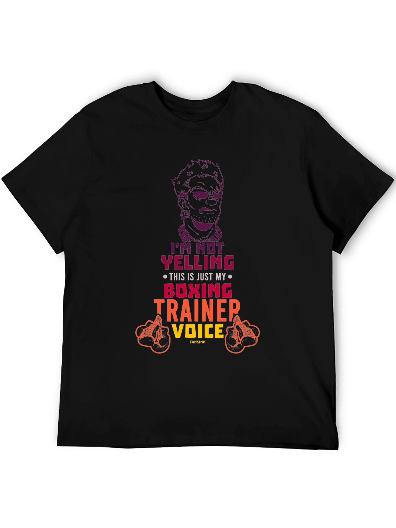 Boxing Trainer Voice T-Shirt - Funny Gym Workout Tee