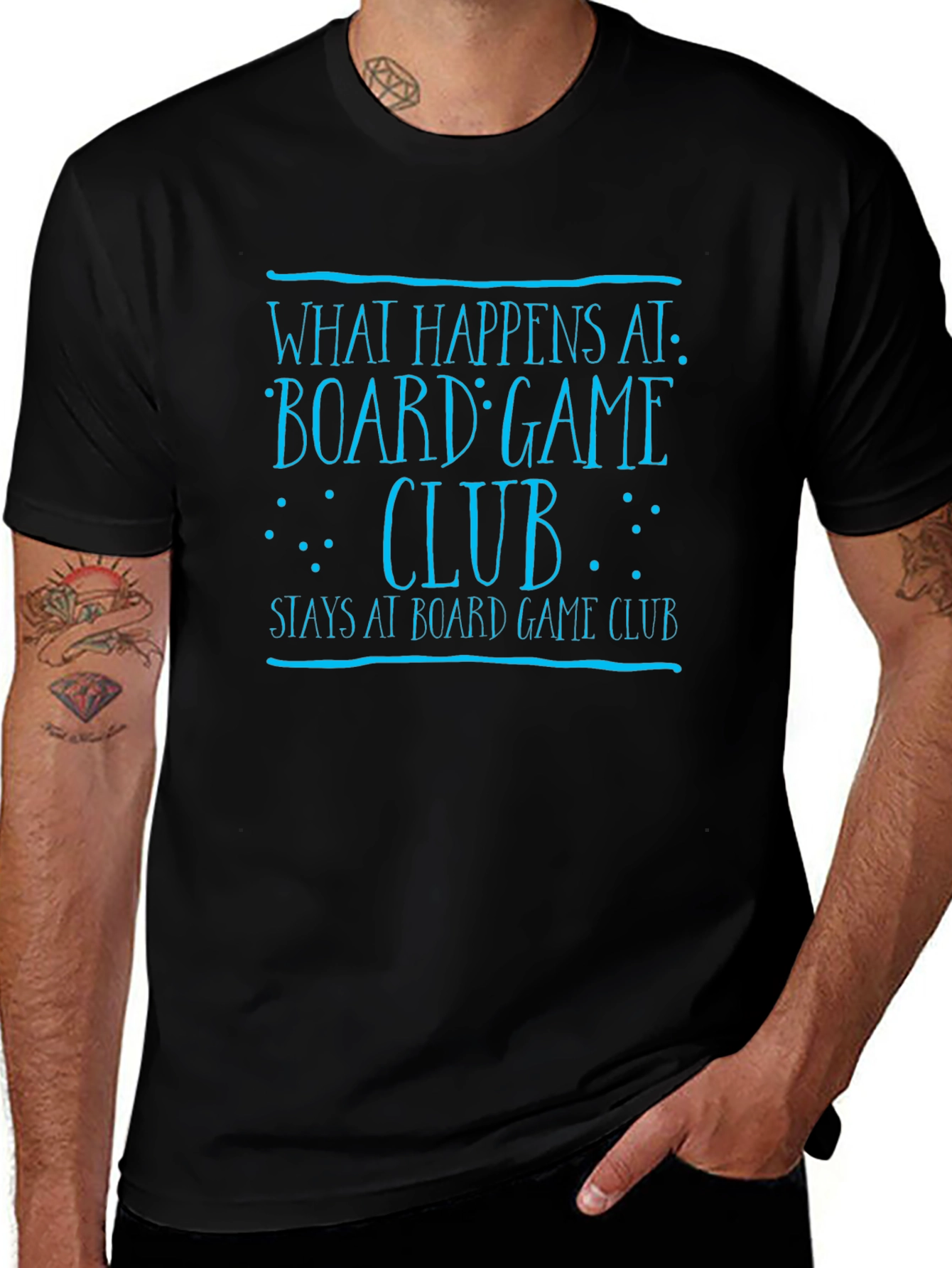 Board Game Club T-Shirt - What Happens at Club Stays