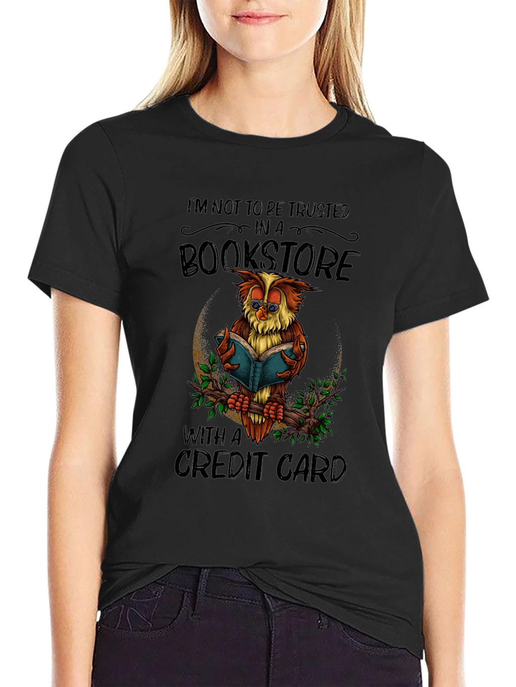 Bookstore Owl Graphic Tee