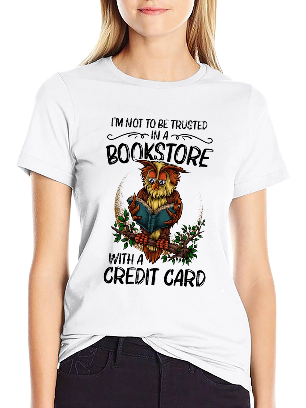 Bookstore Owl Graphic Tee