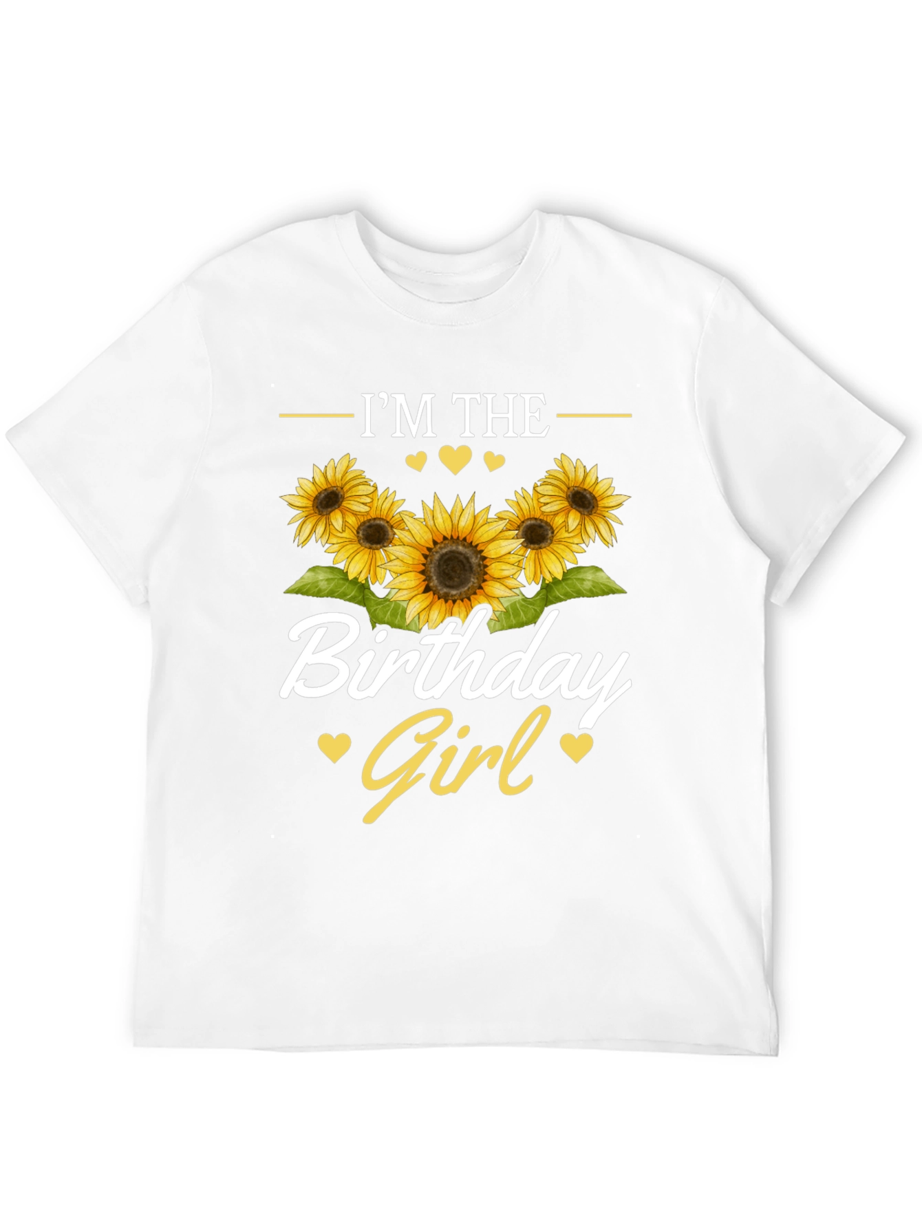 Birthday Girl Sunflower Graphic Tee