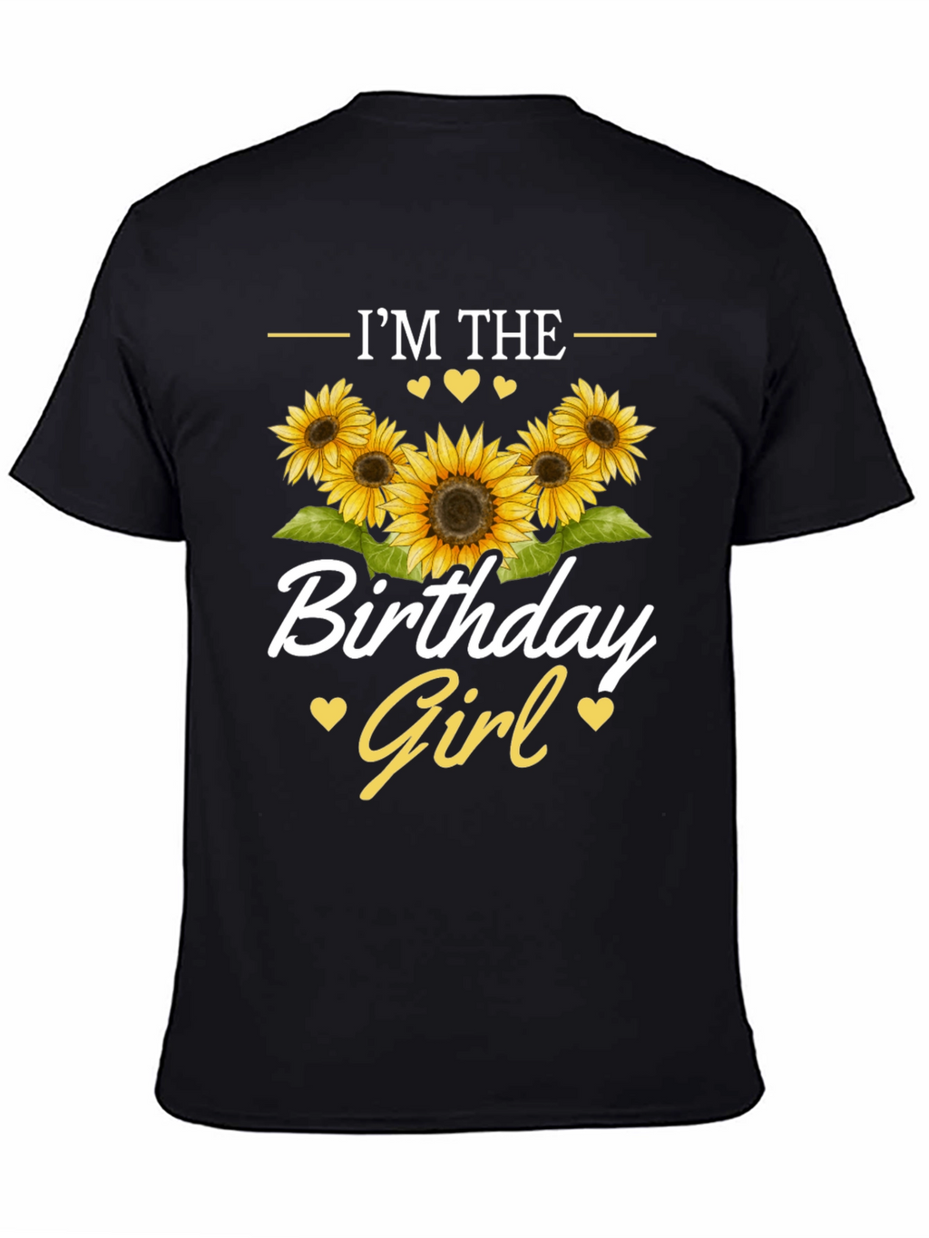 Birthday Girl Sunflower Graphic Tee