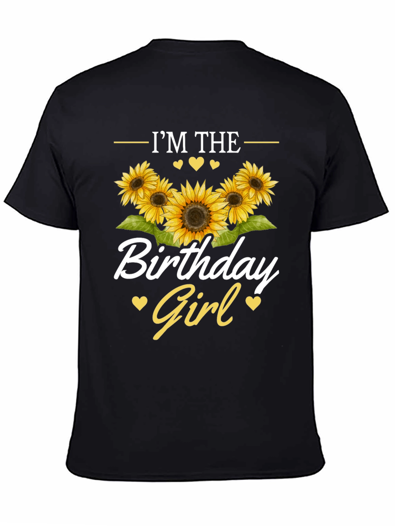 Birthday Girl Sunflower Graphic Tee