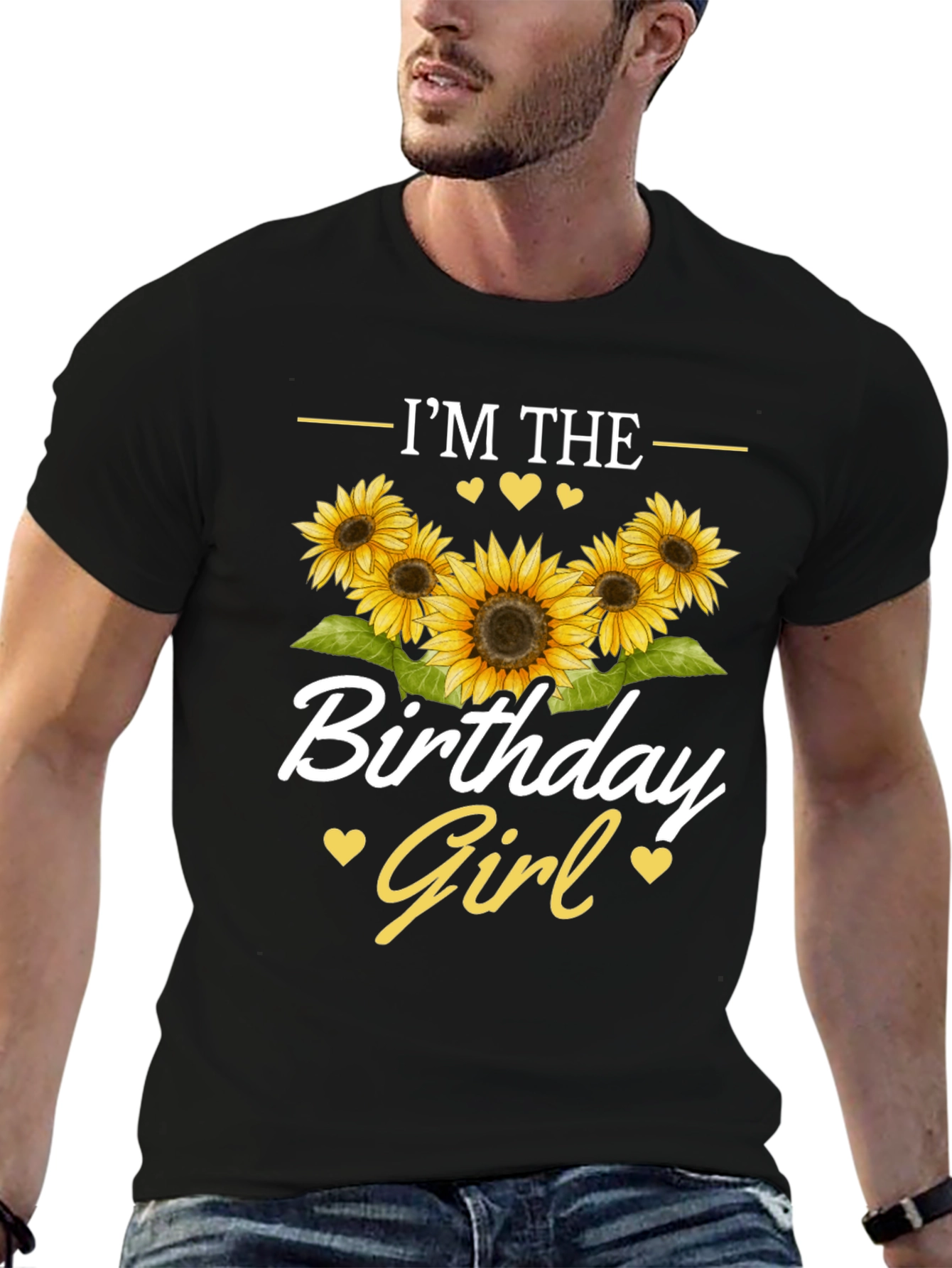 Birthday Girl Sunflower Graphic Tee