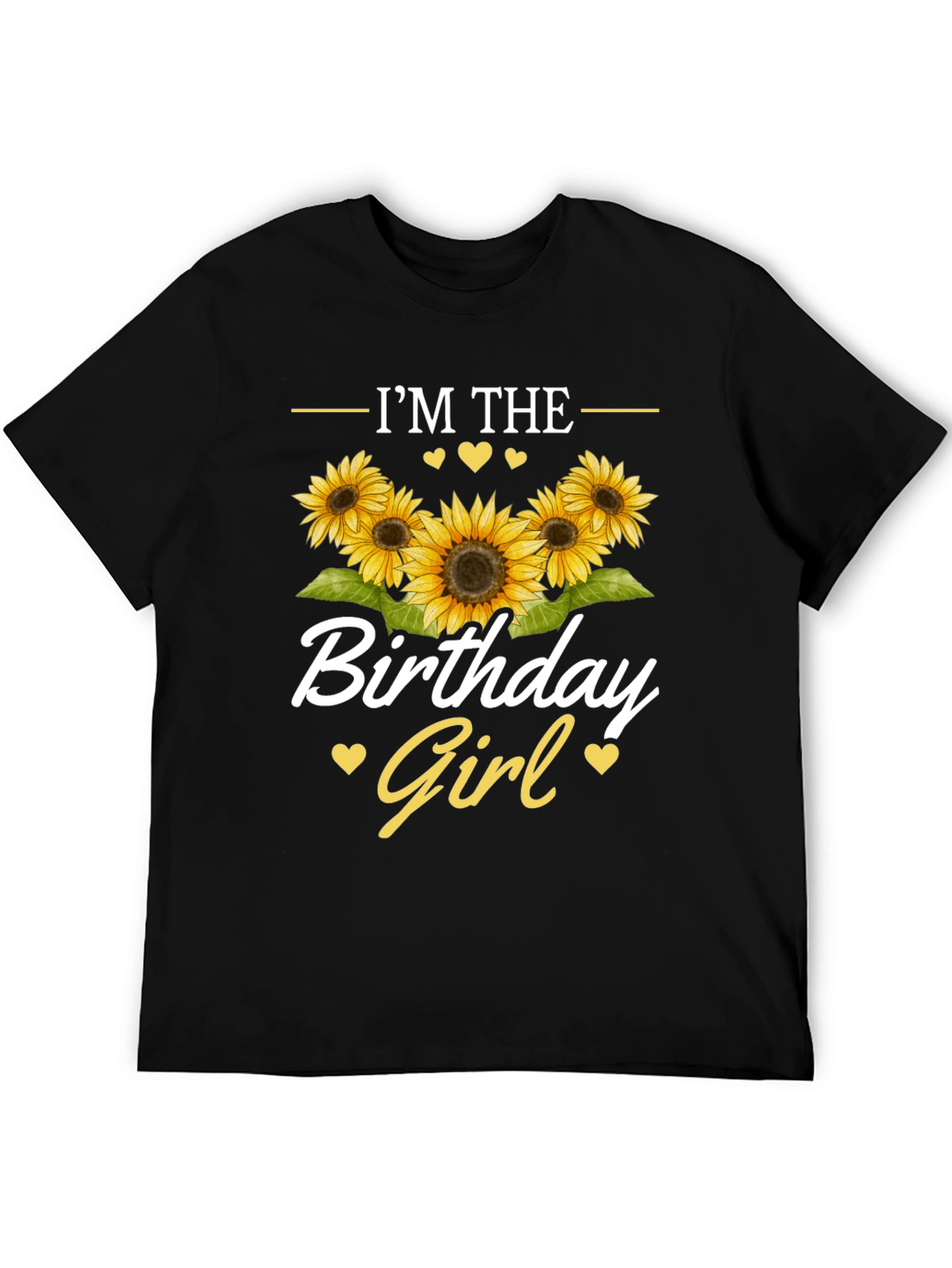 Birthday Girl Sunflower Graphic Tee