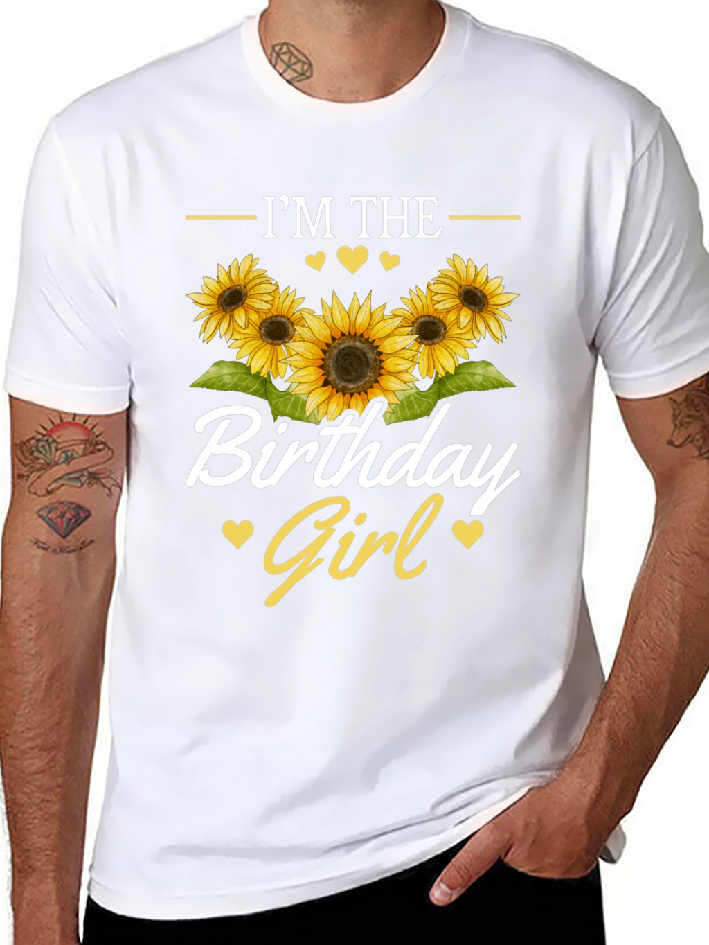 Birthday Girl Sunflower Graphic Tee