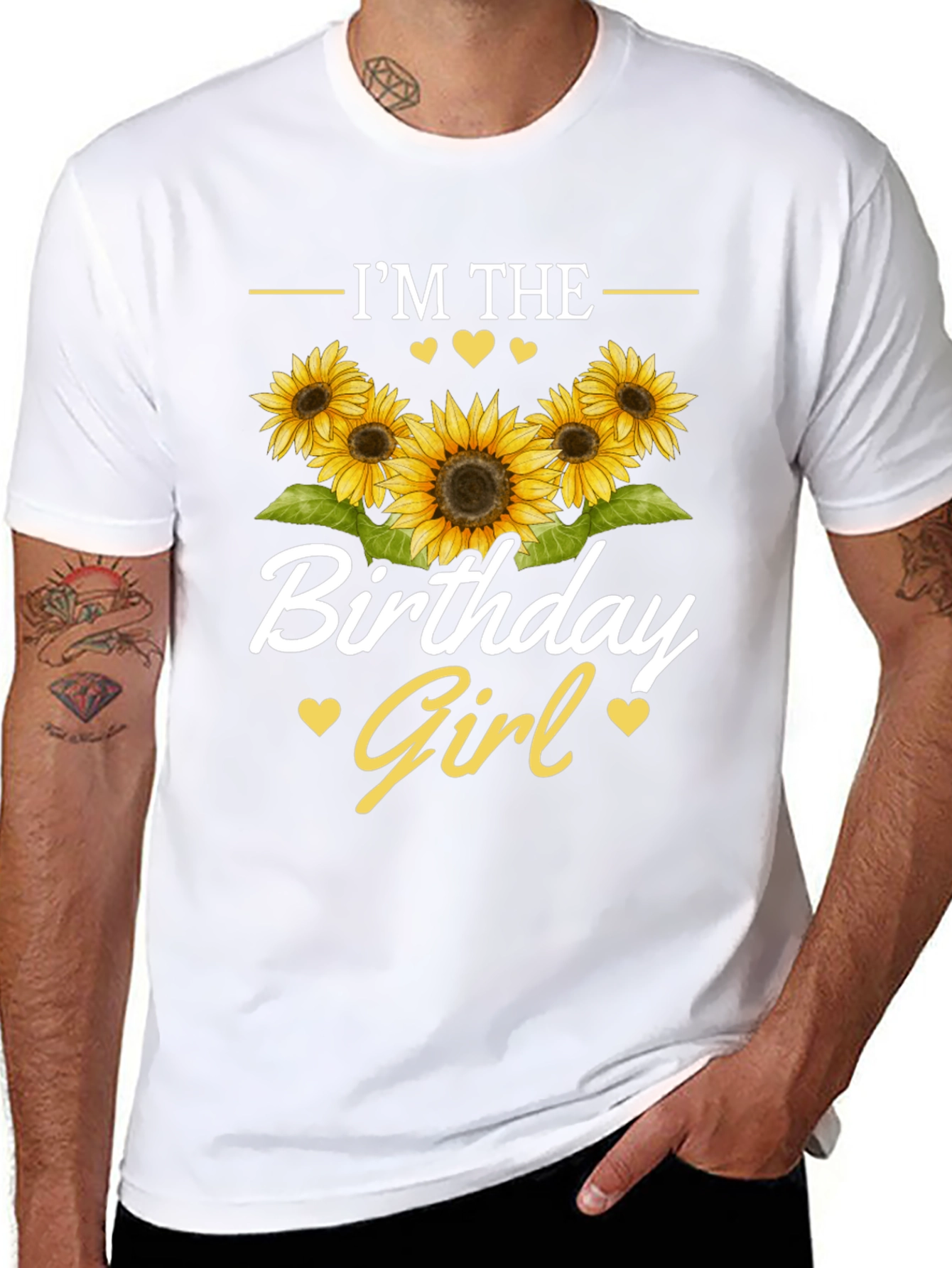 Birthday Girl Sunflower Graphic Tee